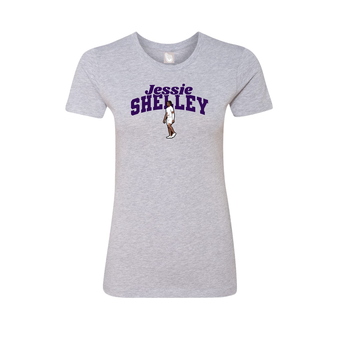 Womens Tee — Signature Arch in Grey