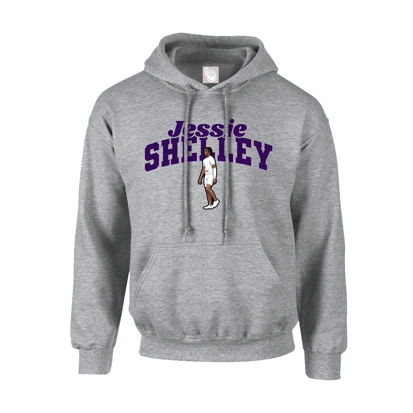 Hoodie — Signature Arch in Grey