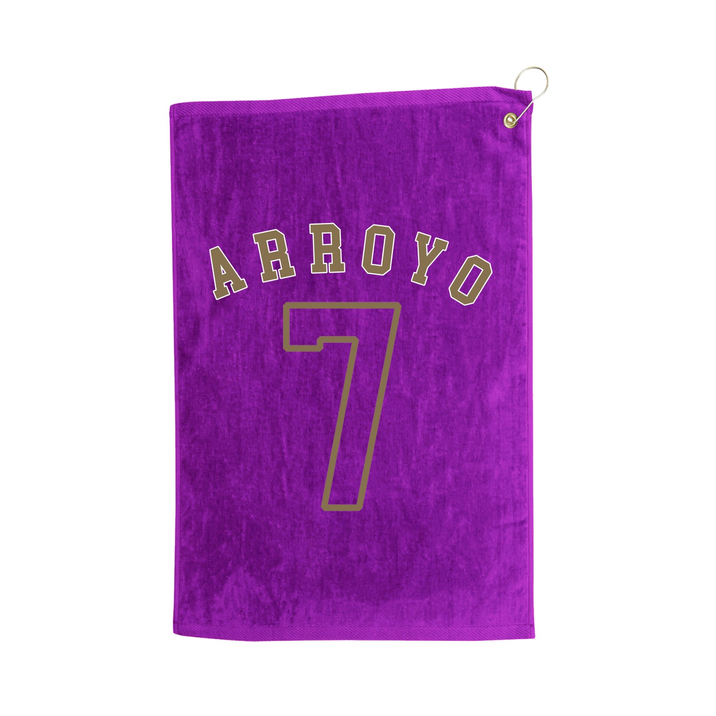 Golf Towel — Shirsey Arch in Purple