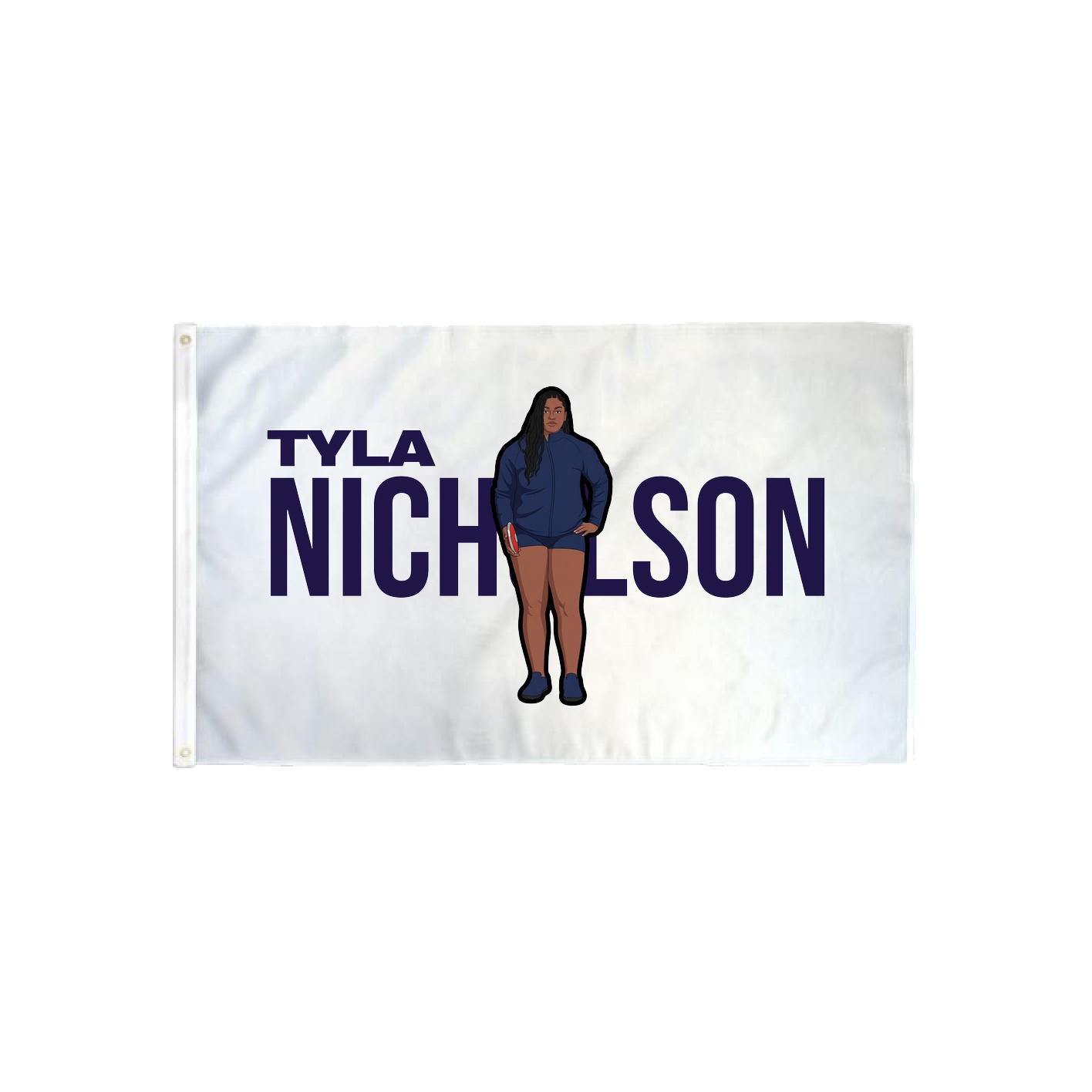 3x5 Flag — Player Name in Classic