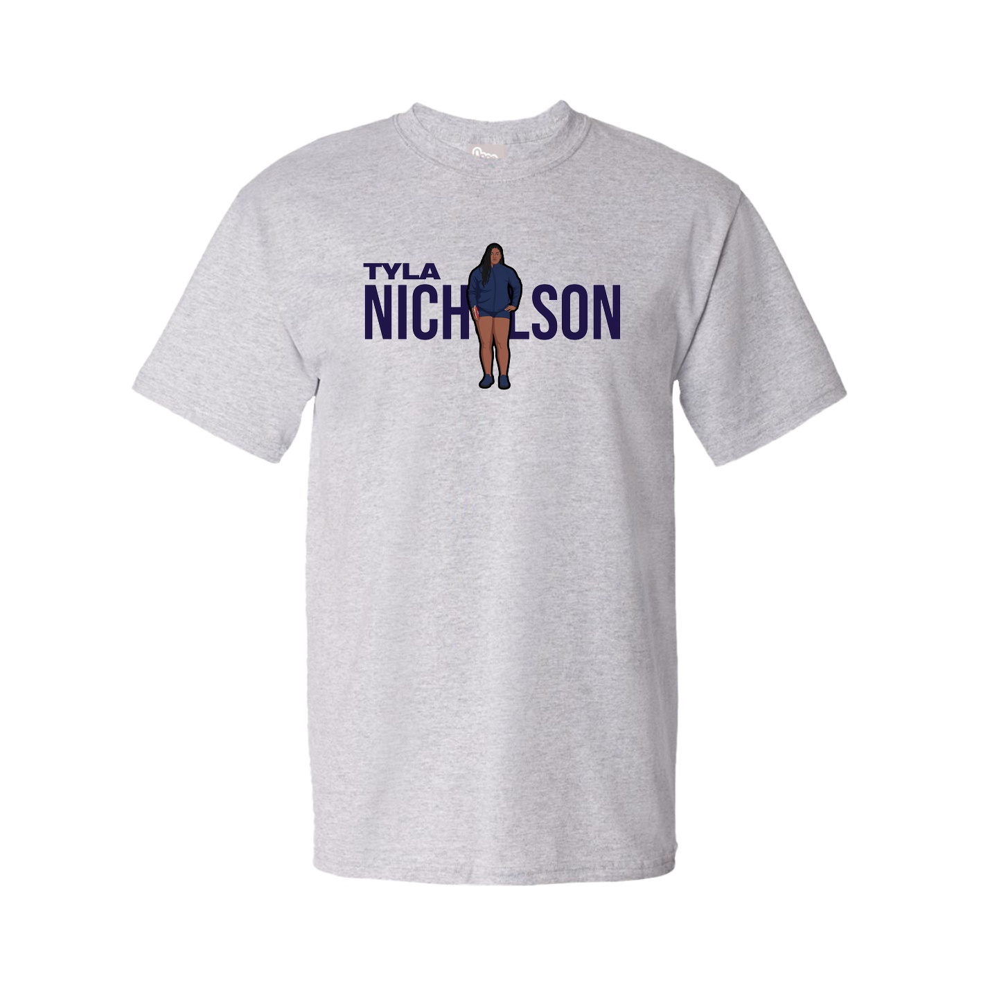 Youth Tee — Player Name in Grey