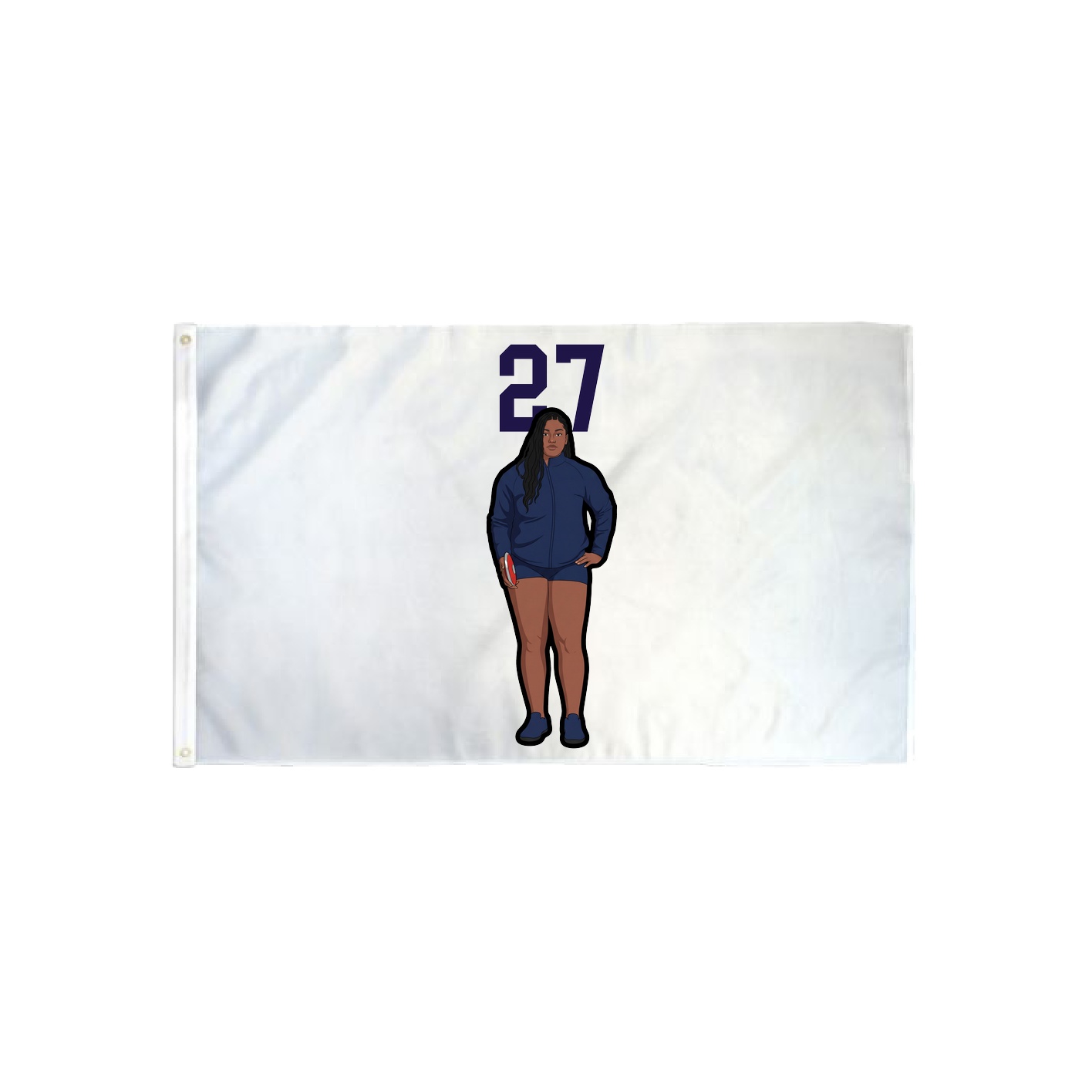 3x5 Flag — Number Top in Classic