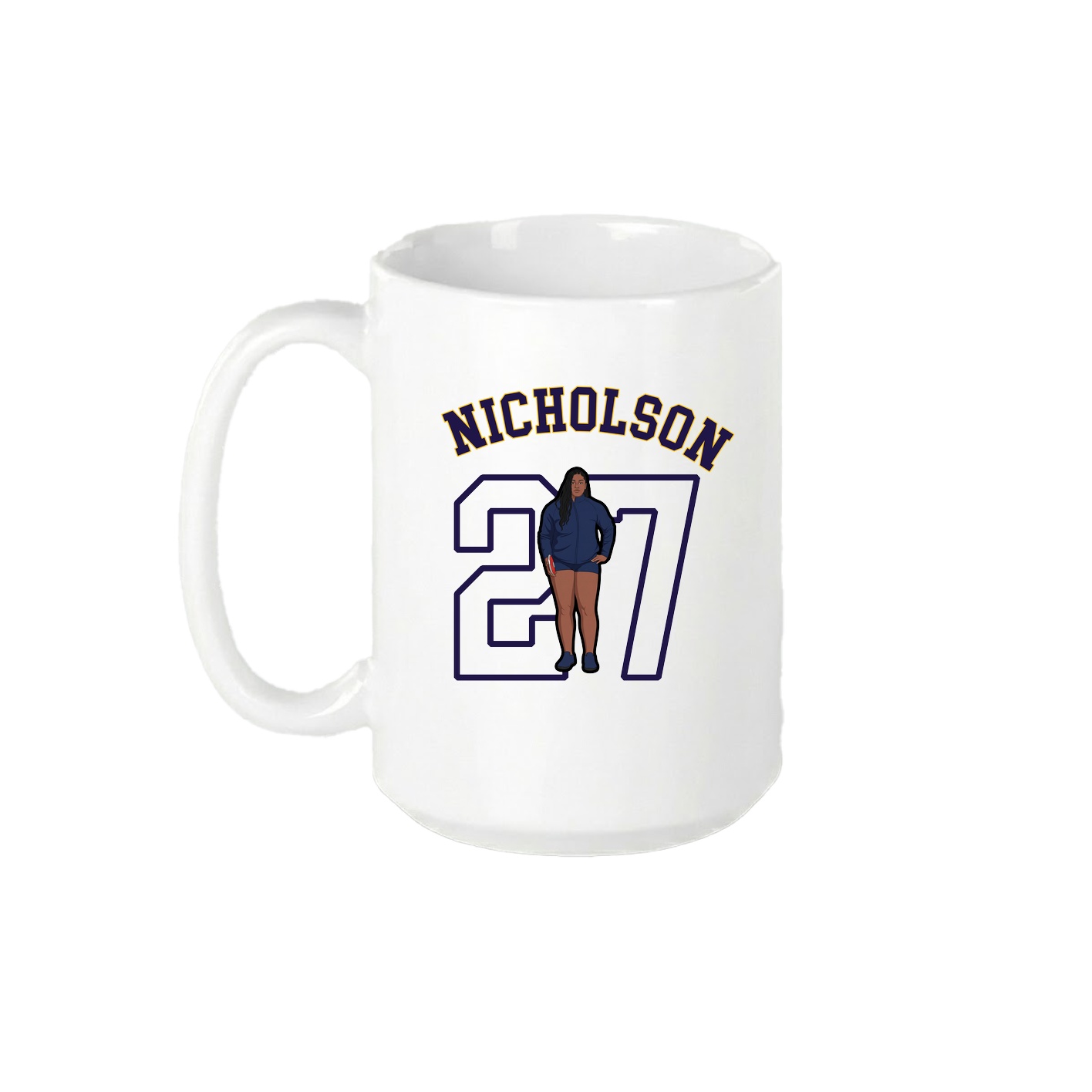 15oz Coffee Mug — Shirsey Arch in White