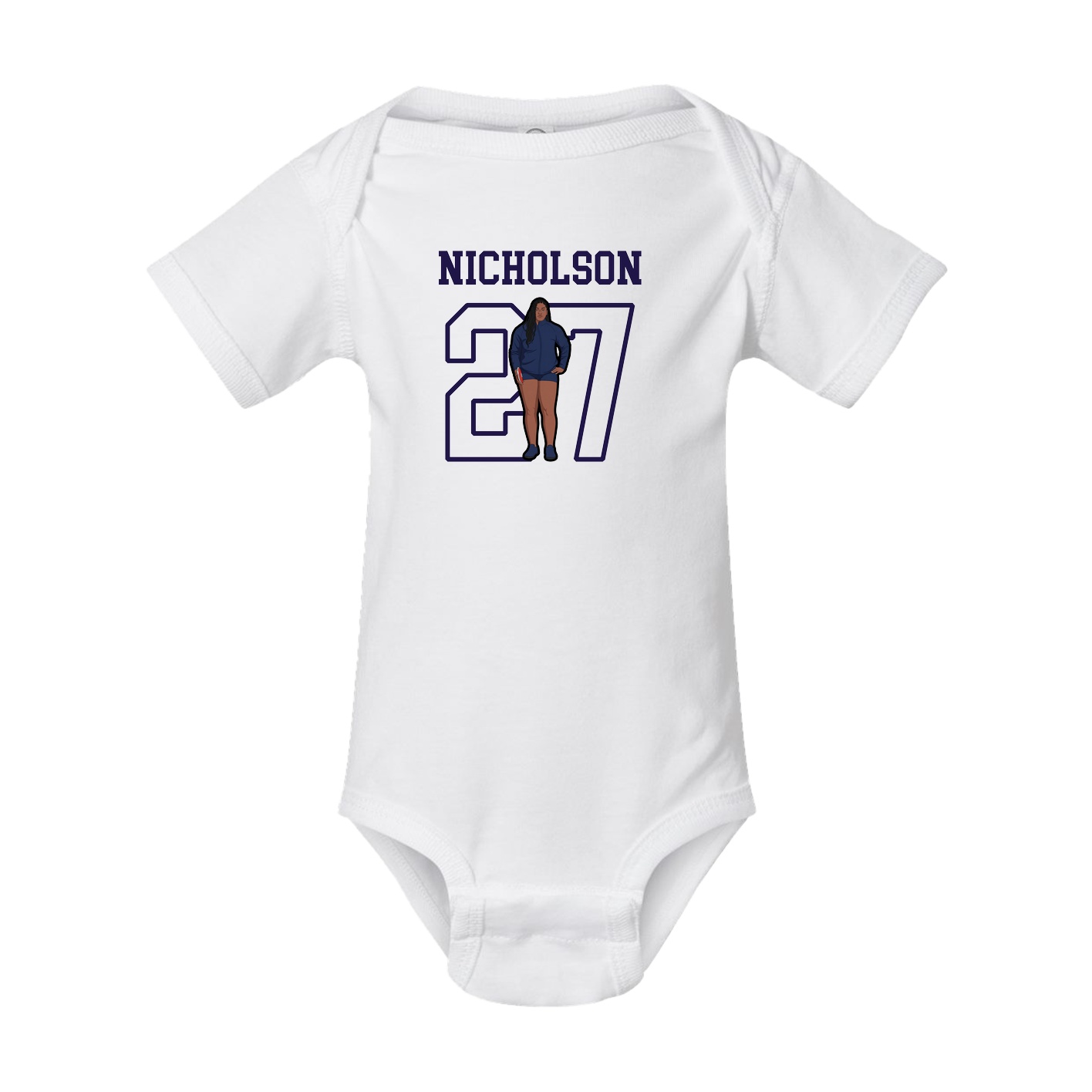 Baby Onesie — Shirsey in White