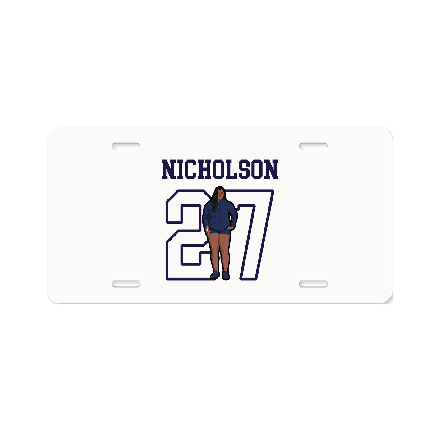 License Plate — Shirsey in Classic