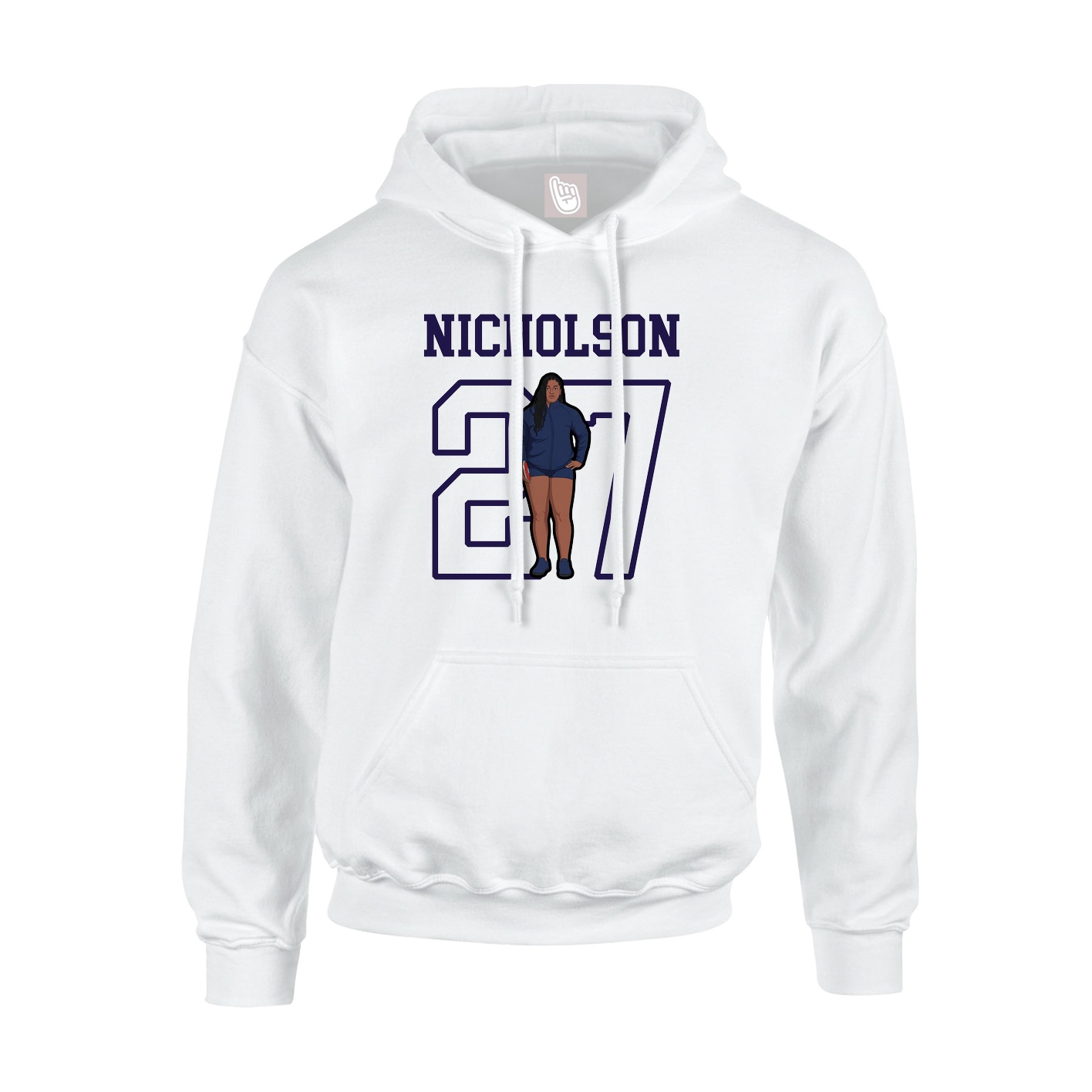 Youth Hoodie — Shirsey in White