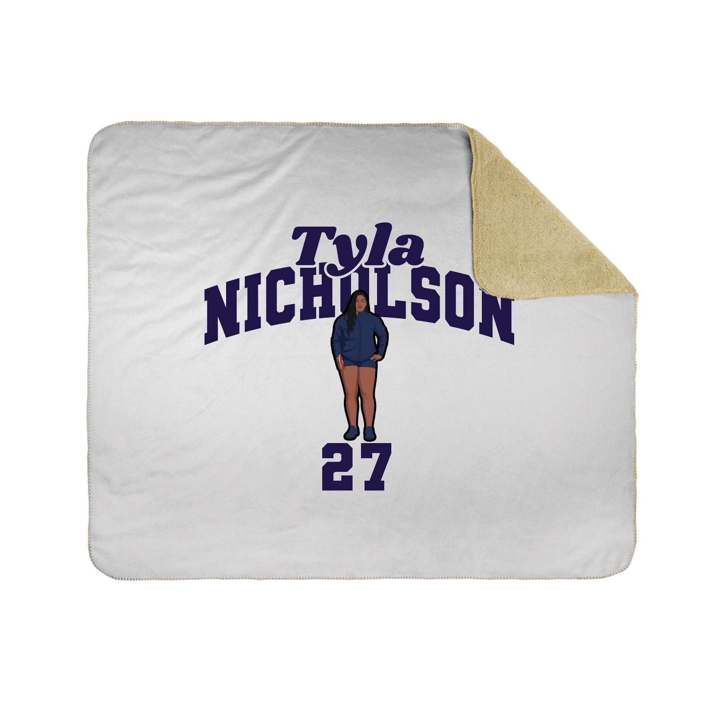 Throw Blanket — Signature Arch in White