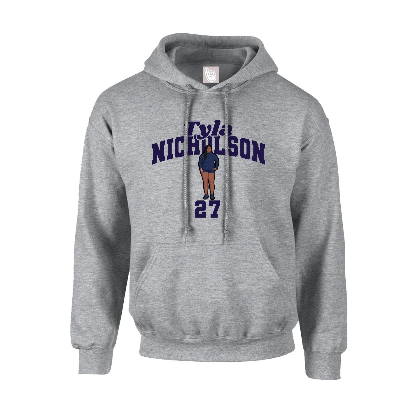 Hoodie — Signature Arch in Grey