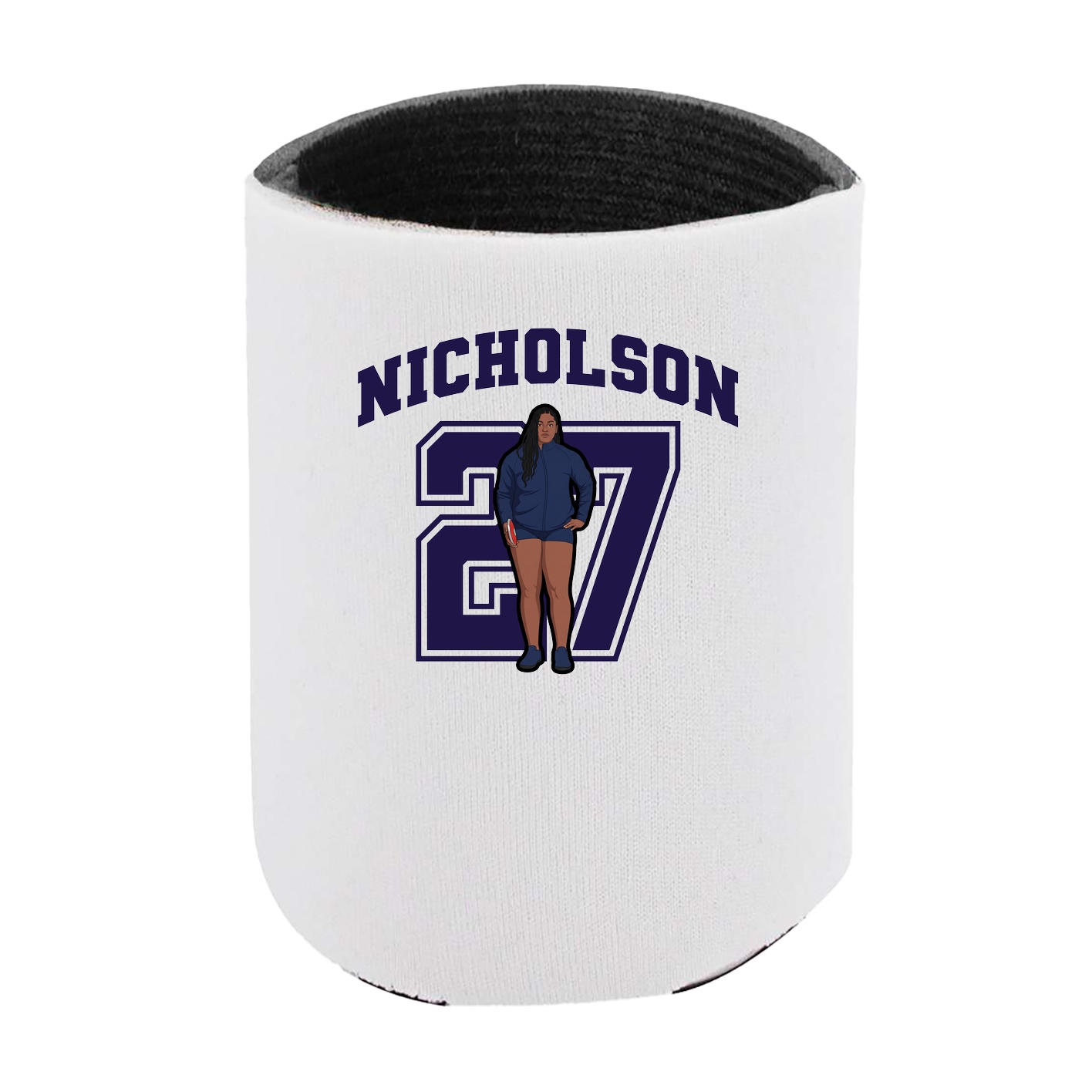 Can Holder — Number in White