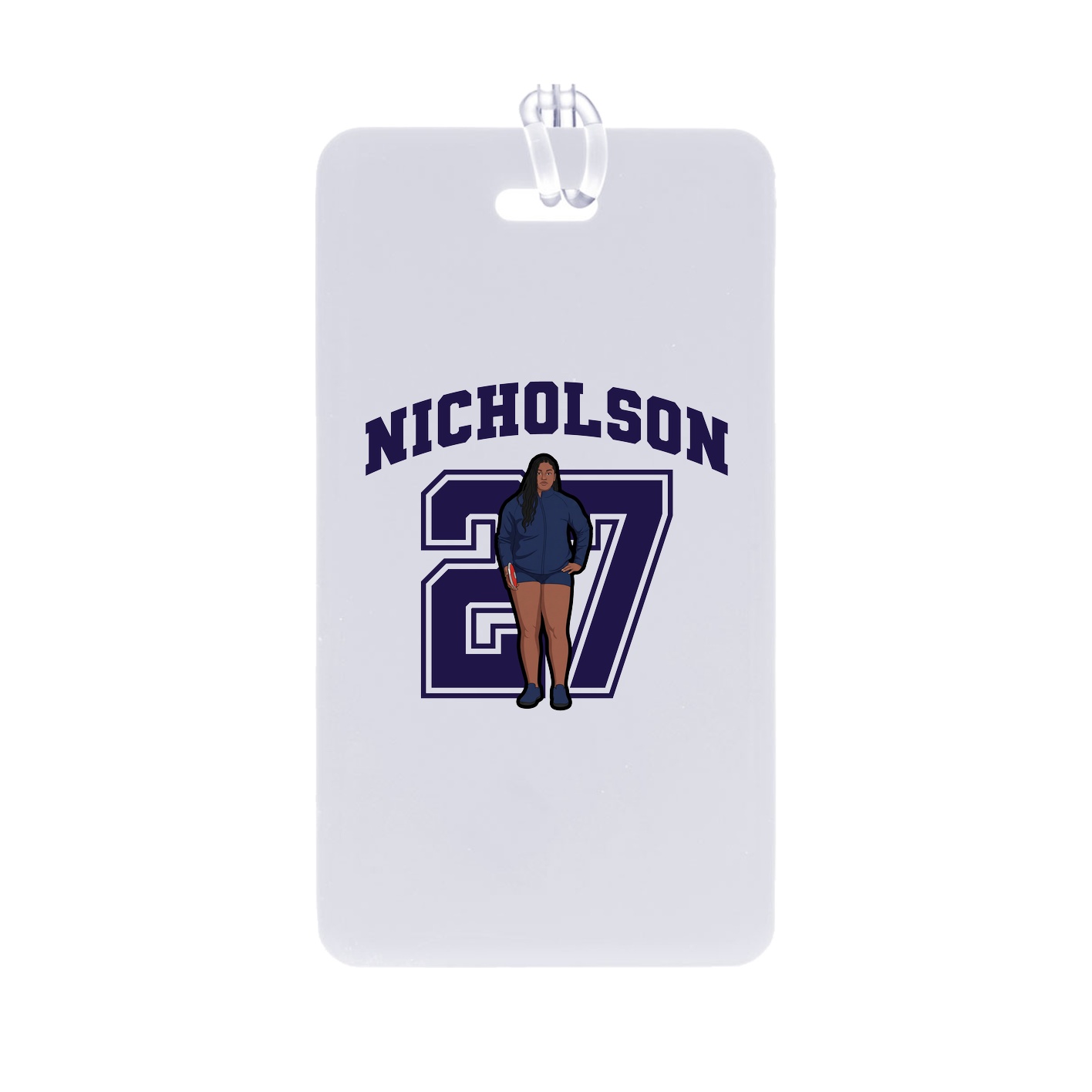 Bag Tag — Number in Classic