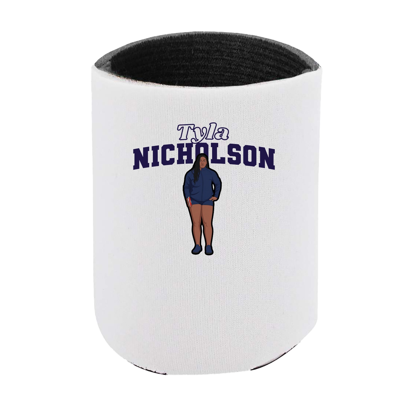 Can Holder — Name Arch in White