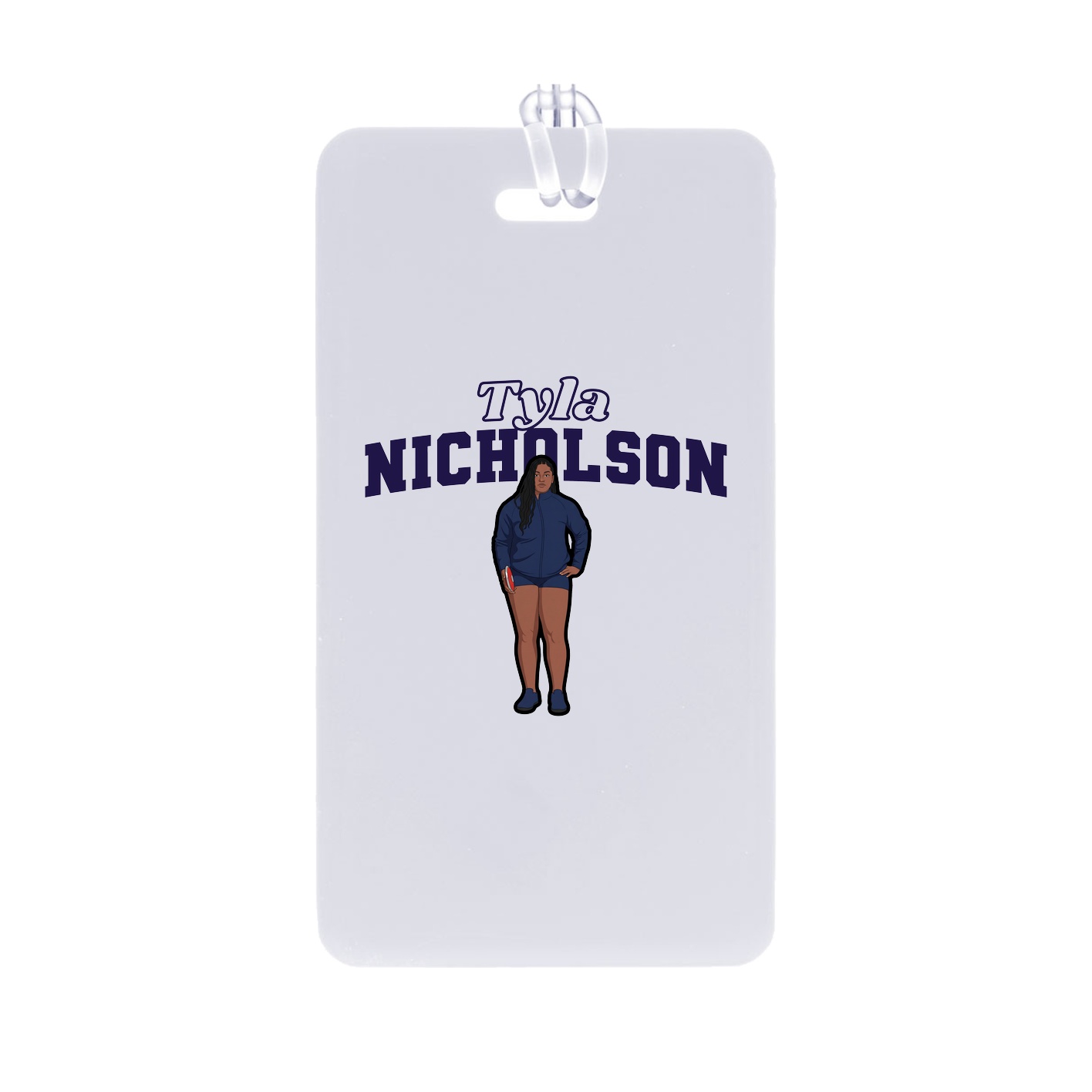 Bag Tag — Name Arch in Classic