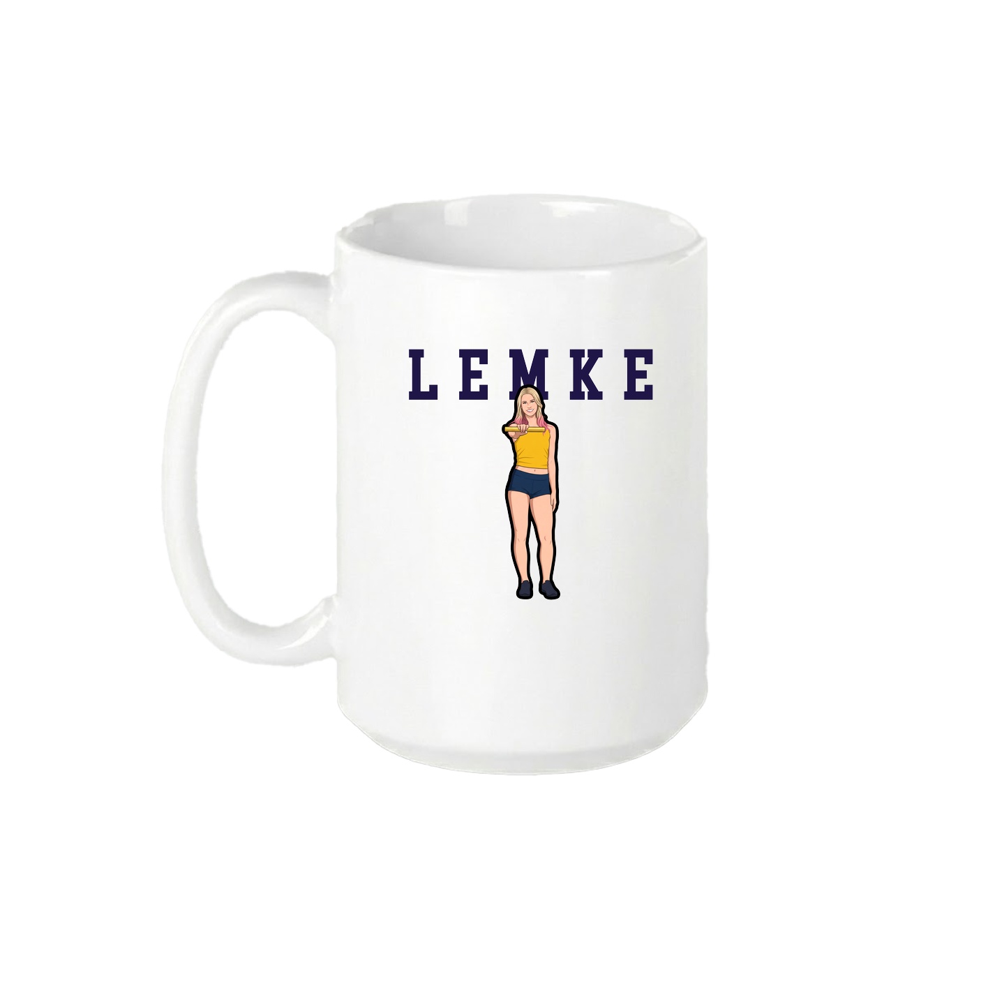 15oz Coffee Mug — Shirsey in White