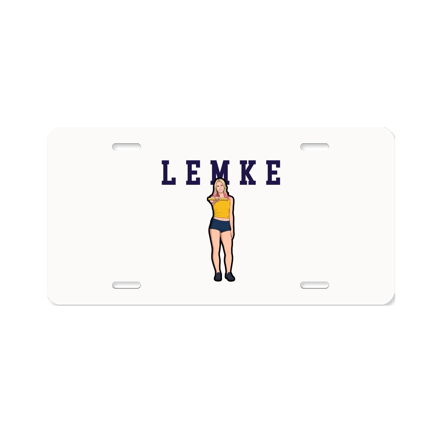 License Plate — Shirsey in Classic