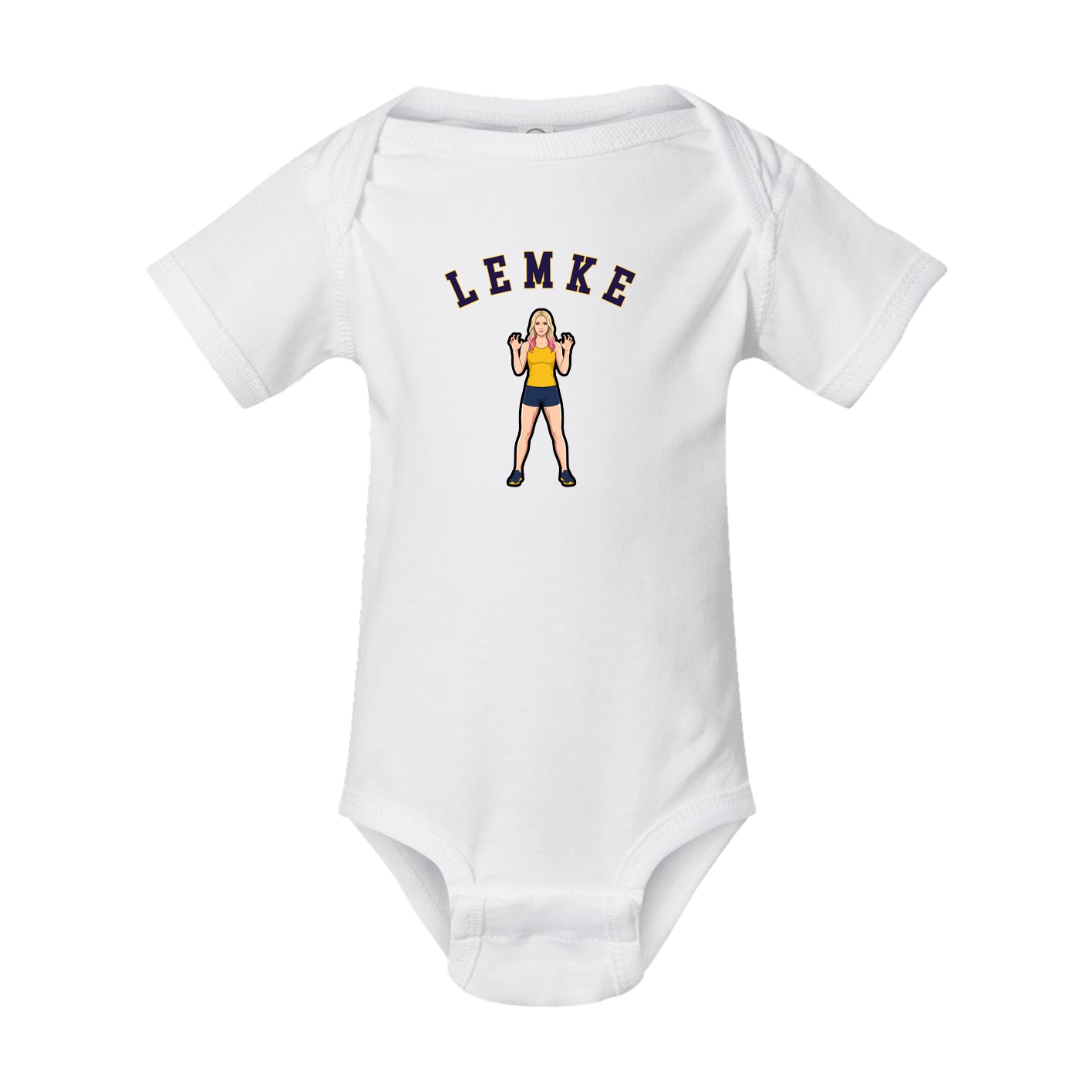 Baby Onesie — Shirsey Arch in White
