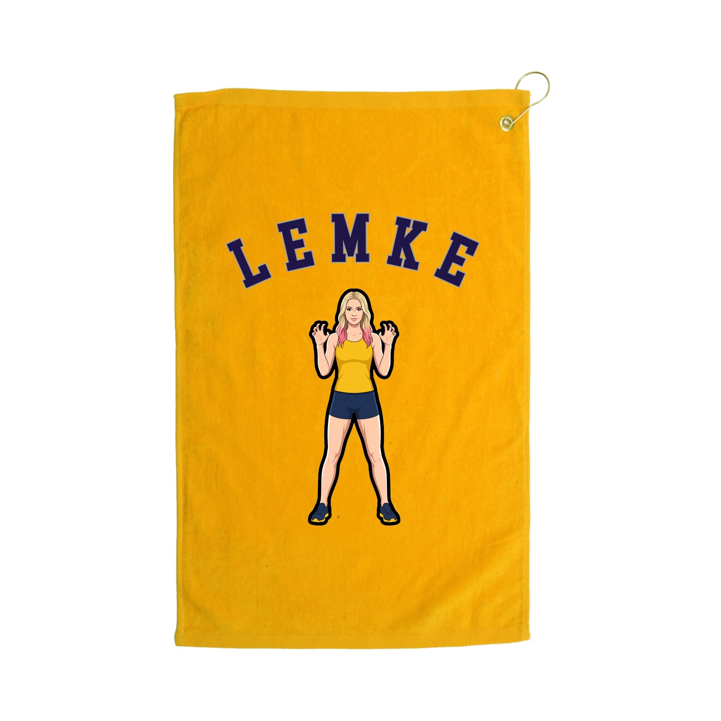 Golf Towel — Shirsey Arch in Gold