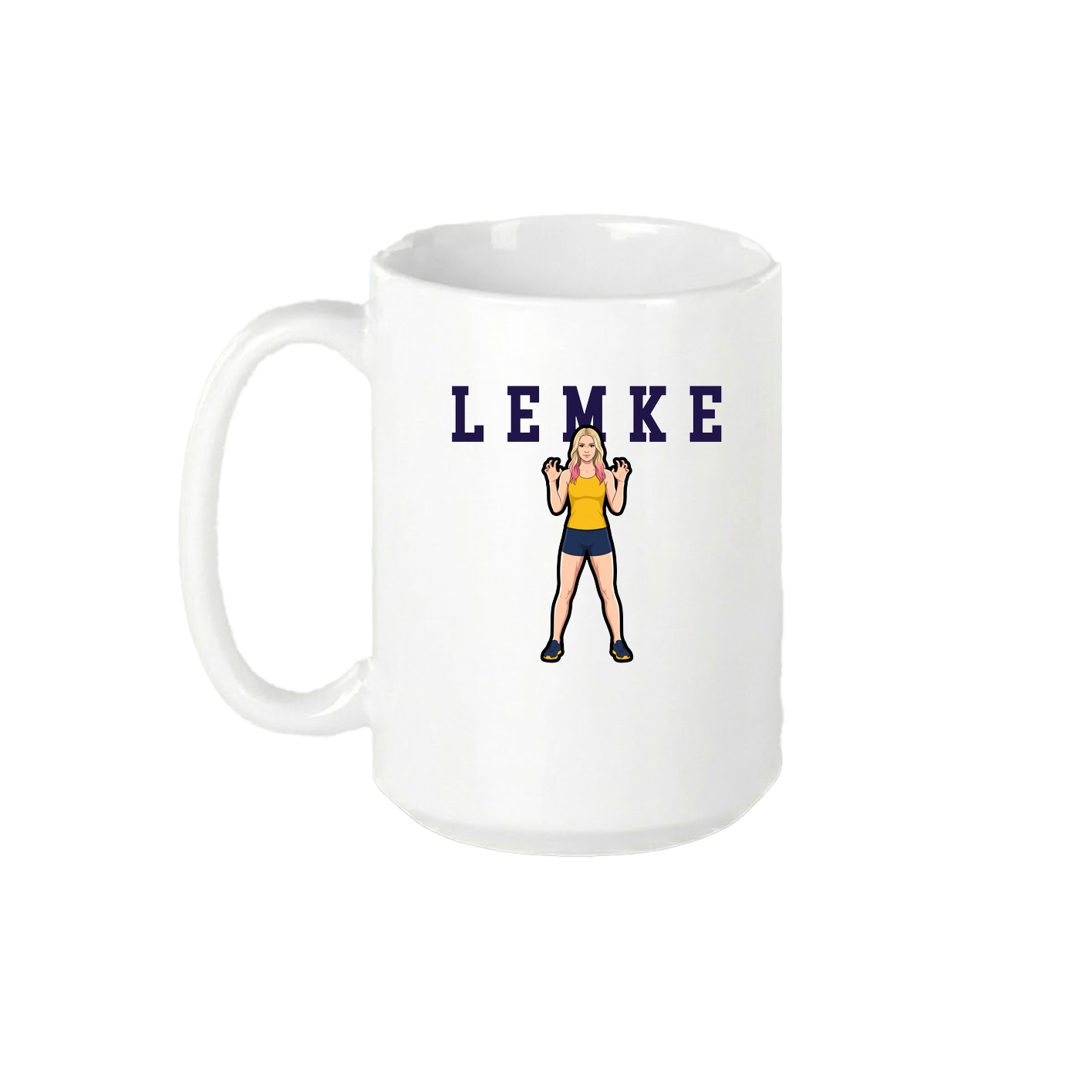 15oz Coffee Mug — Shirsey in White