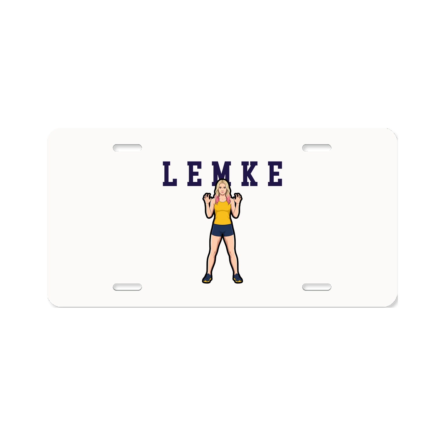 License Plate — Shirsey in Classic