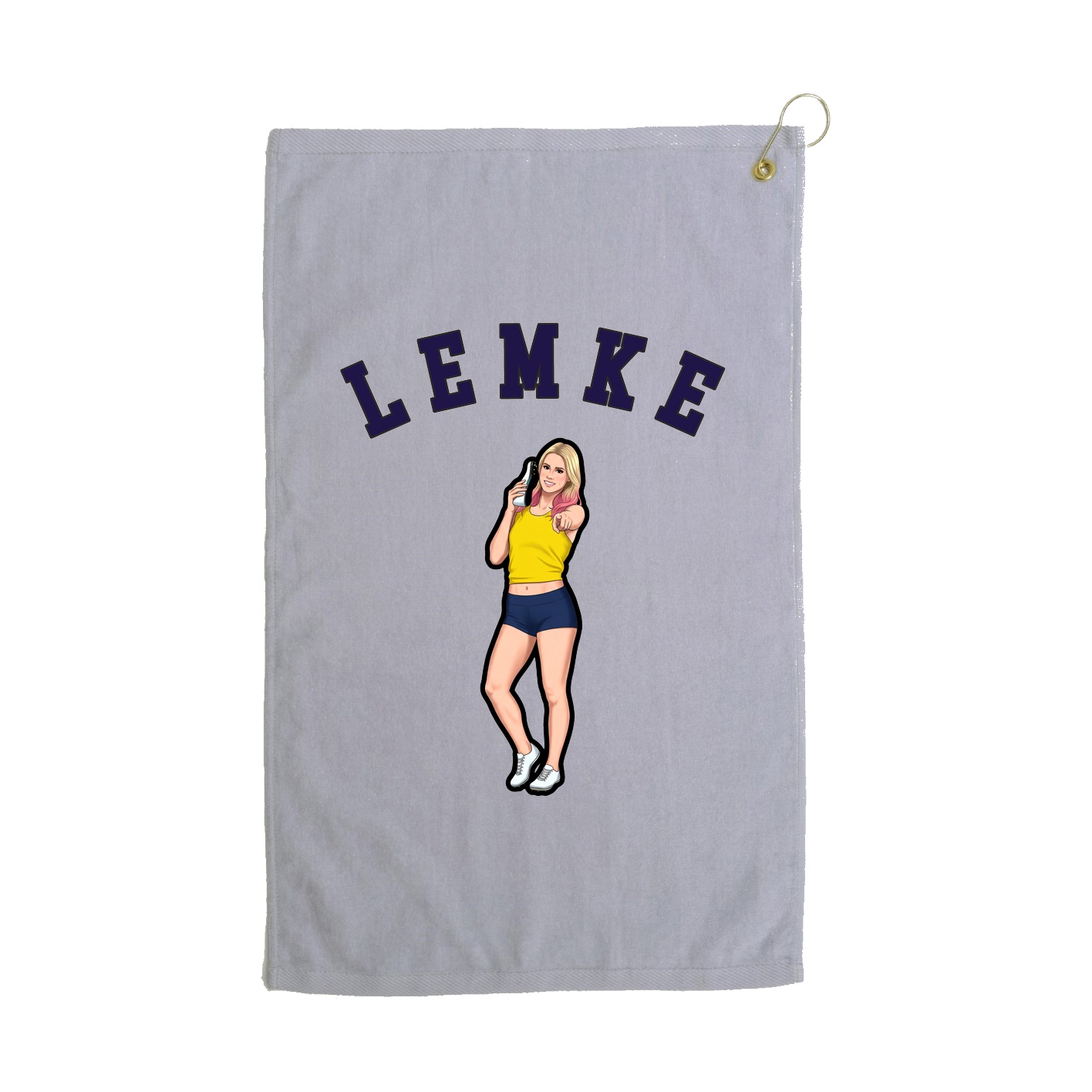 Golf Towel — Shirsey Arch in Grey