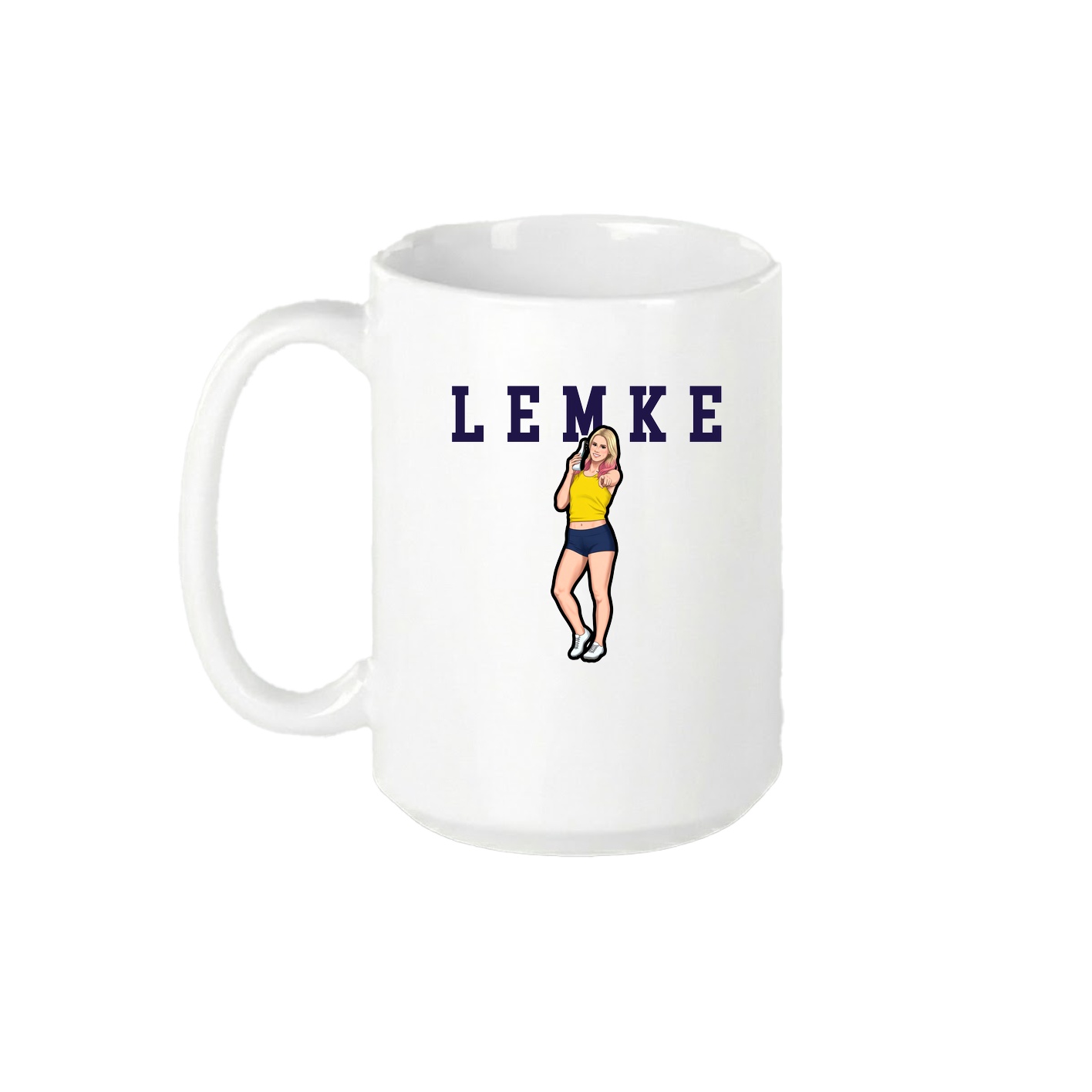 15oz Coffee Mug — Shirsey in White