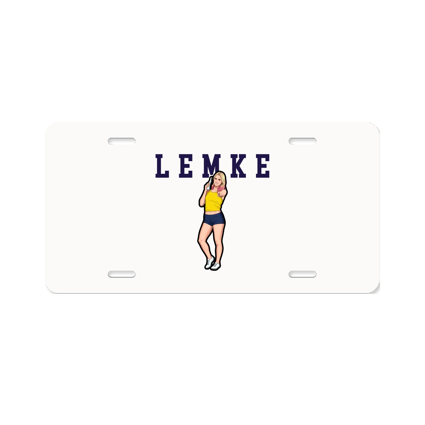 License Plate — Shirsey in Classic