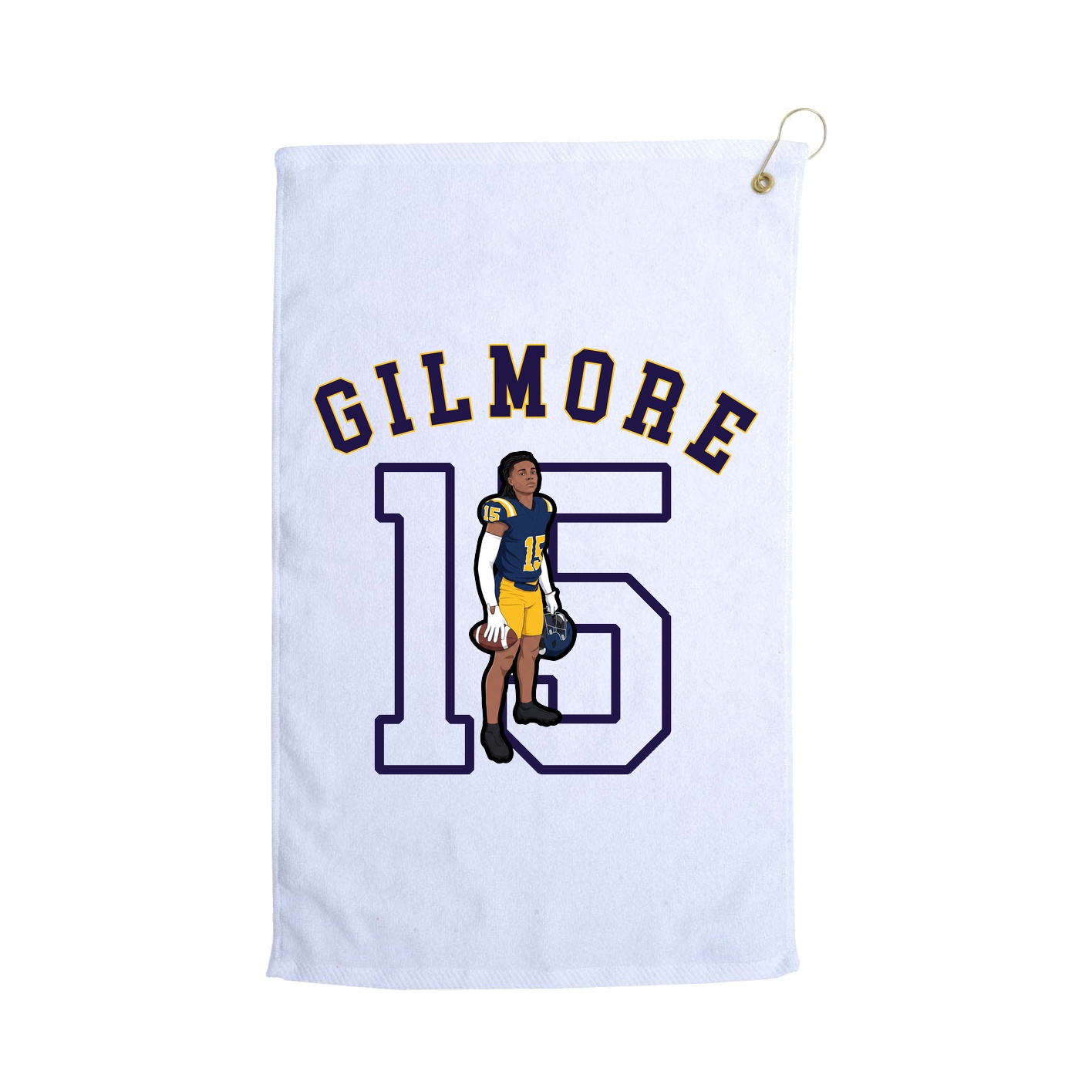Golf Towel — Shirsey Arch in White