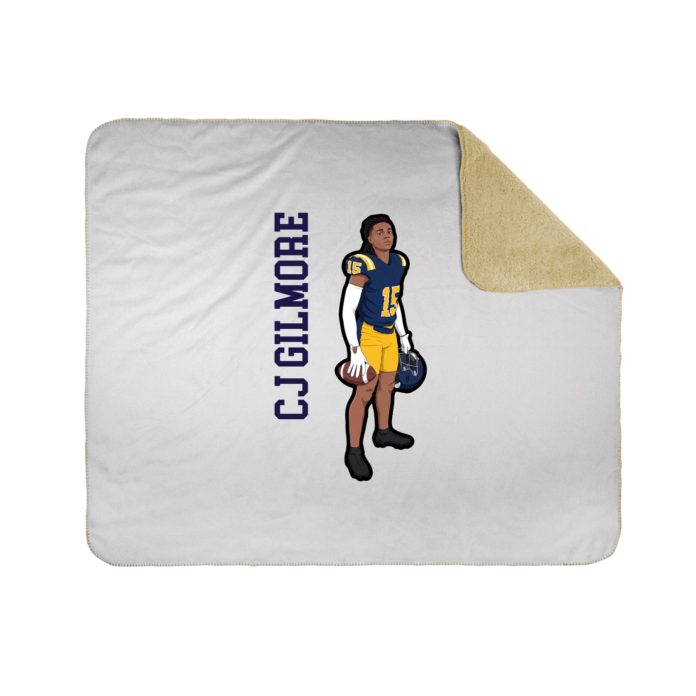 50x60 Sherpa Lined Throw Blanket