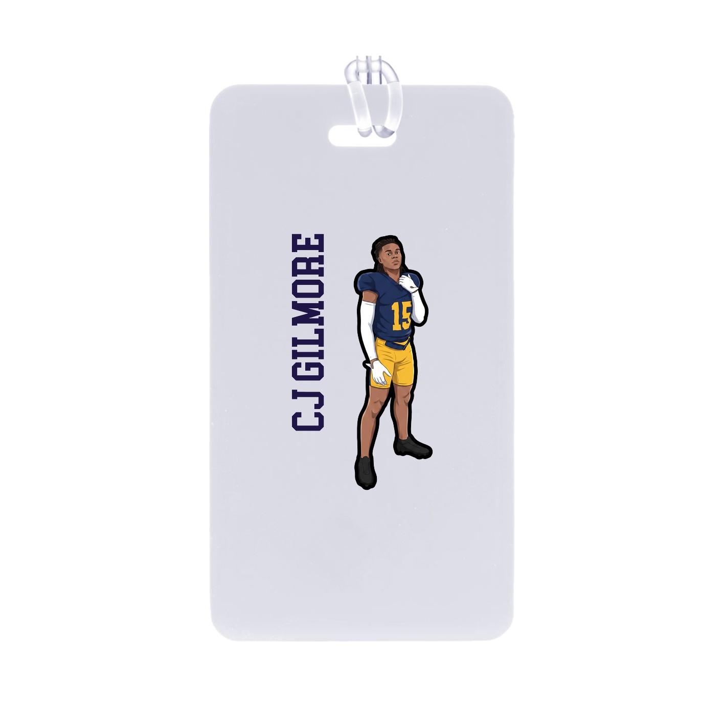 Bag Tag — Name Vertical in Classic