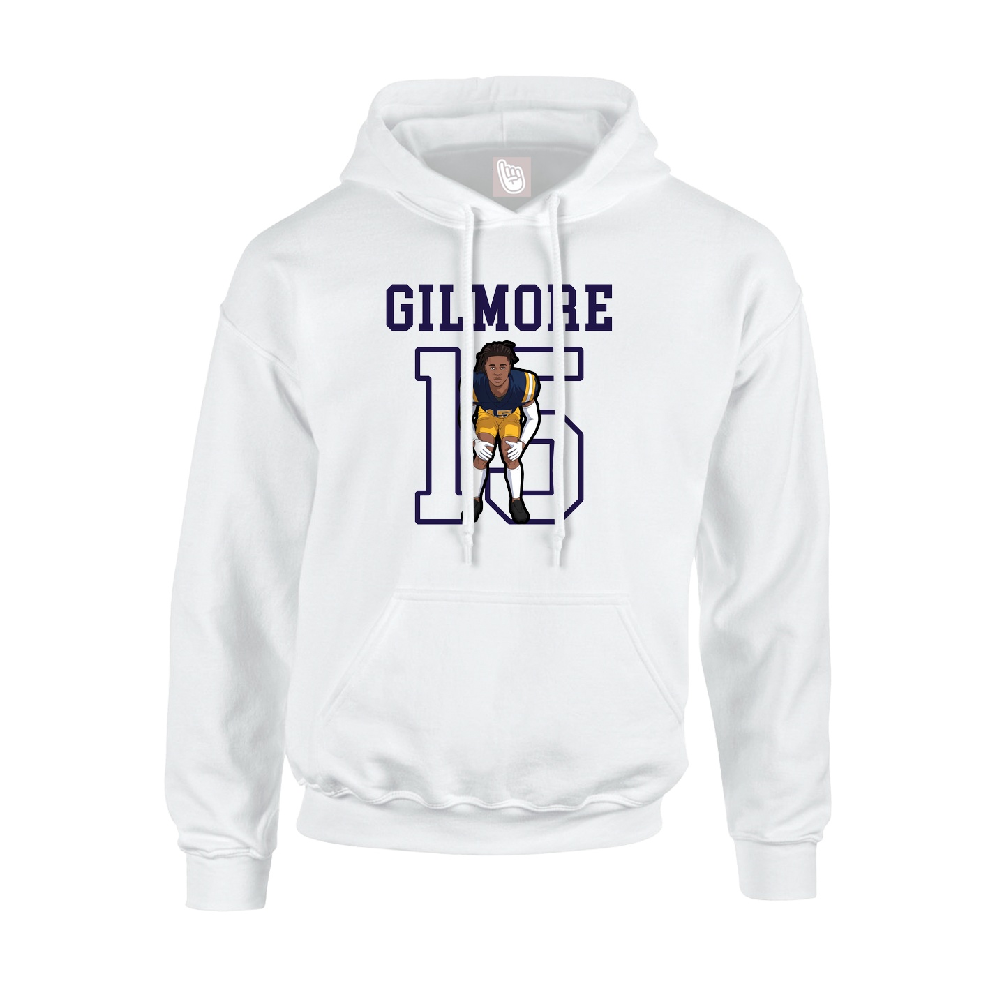 Hoodie — Shirsey in White