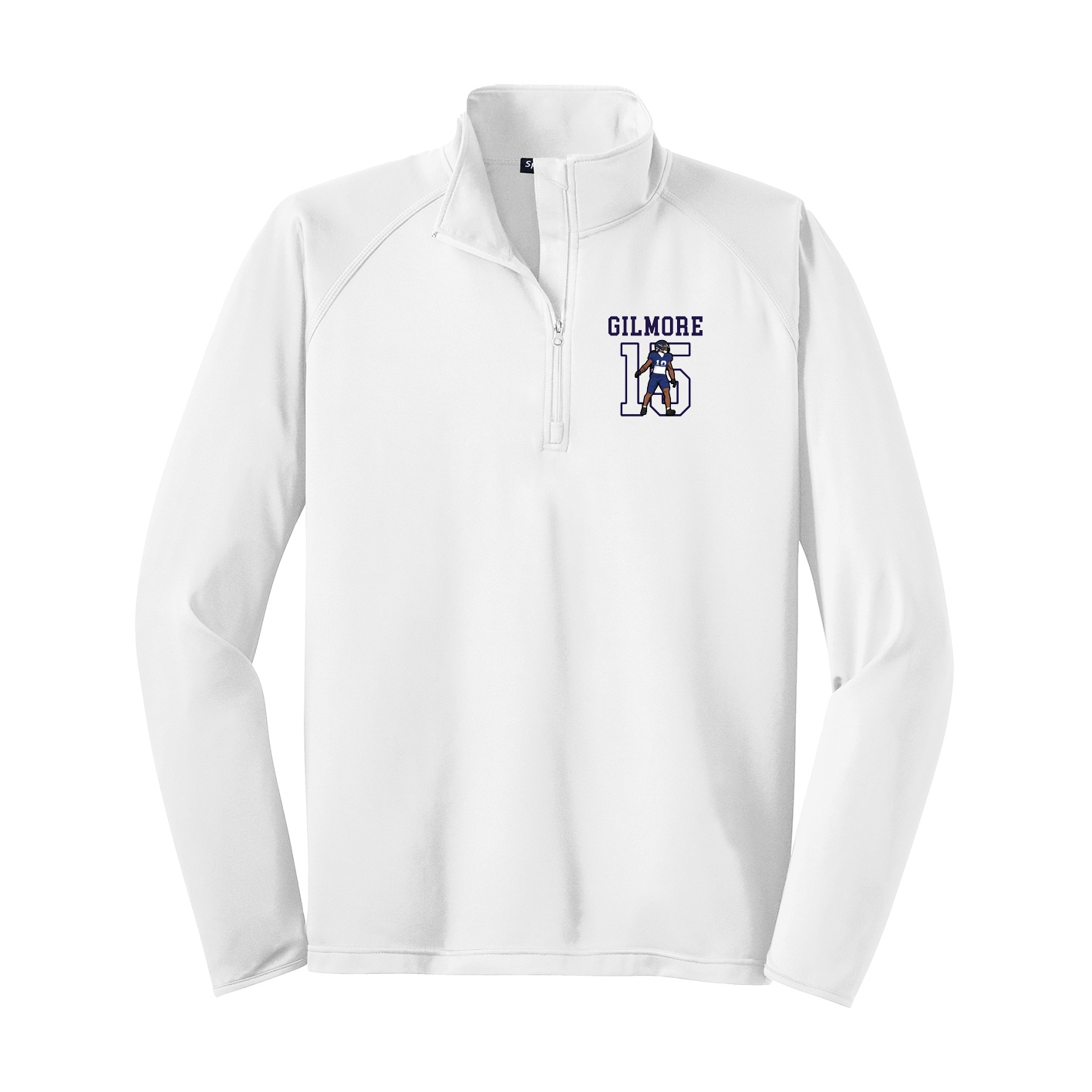 Q-Zip Pullover — Shirsey in White