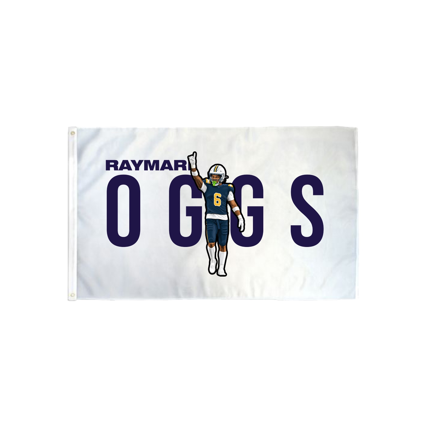 3x5 Flag — Player Name in Classic