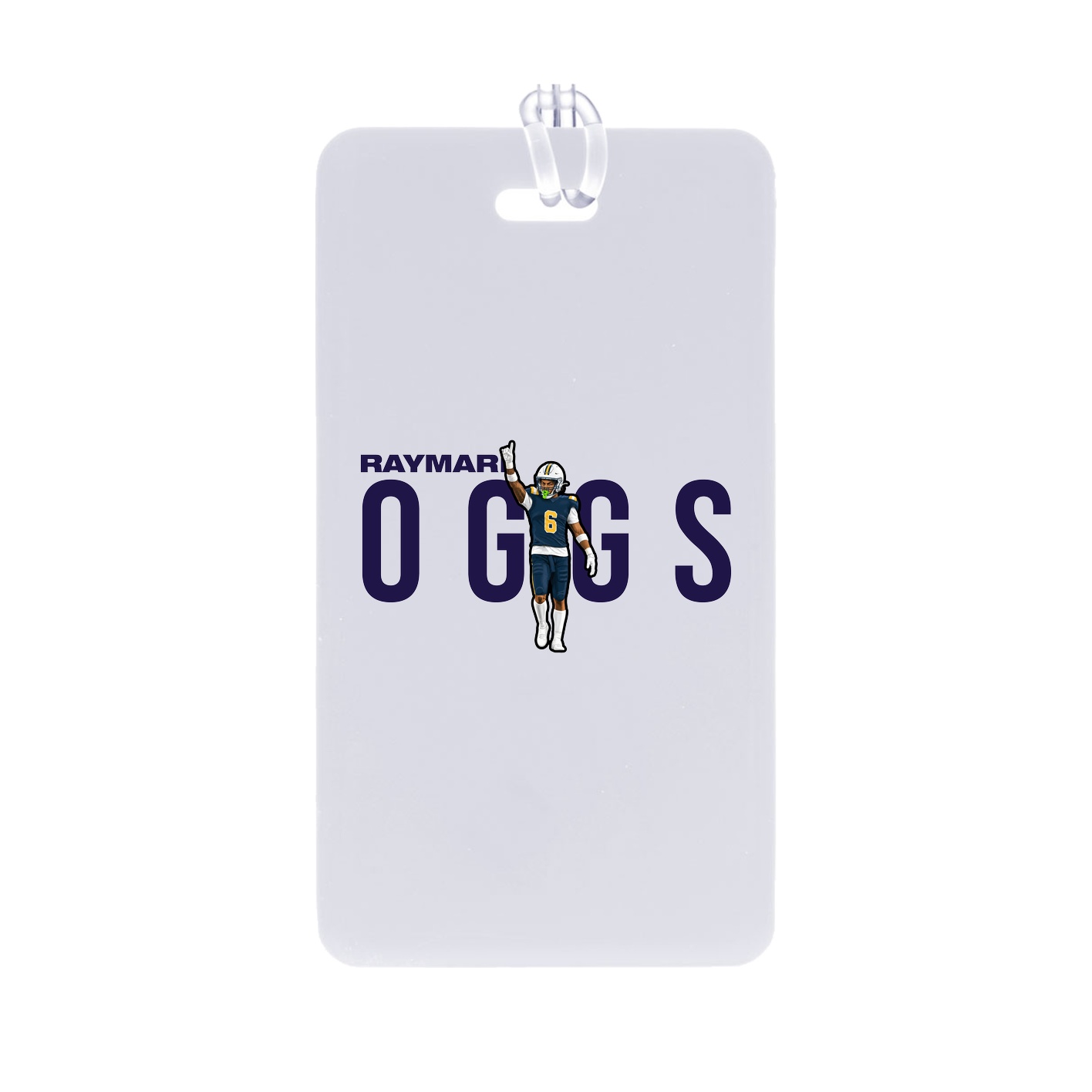Bag Tag — Player Name in Classic