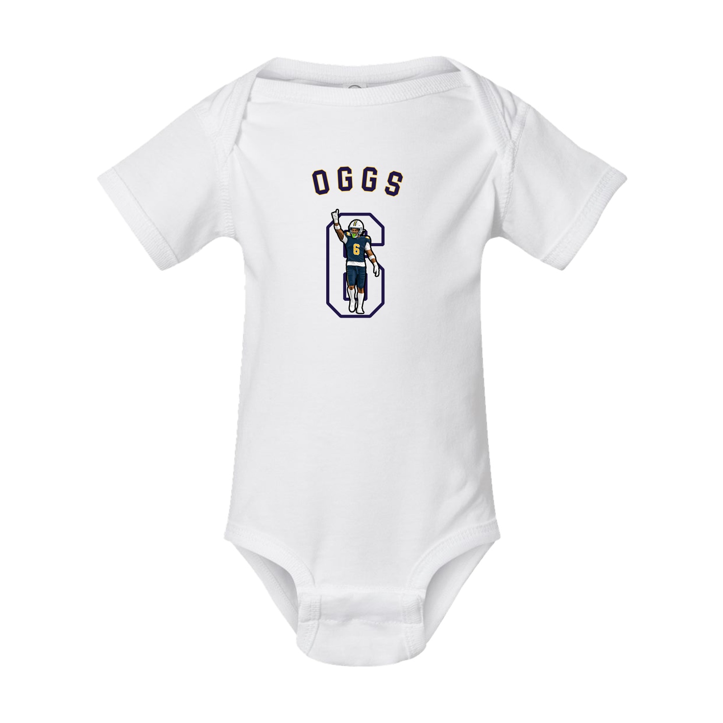 Baby Onesie — Shirsey Arch in White