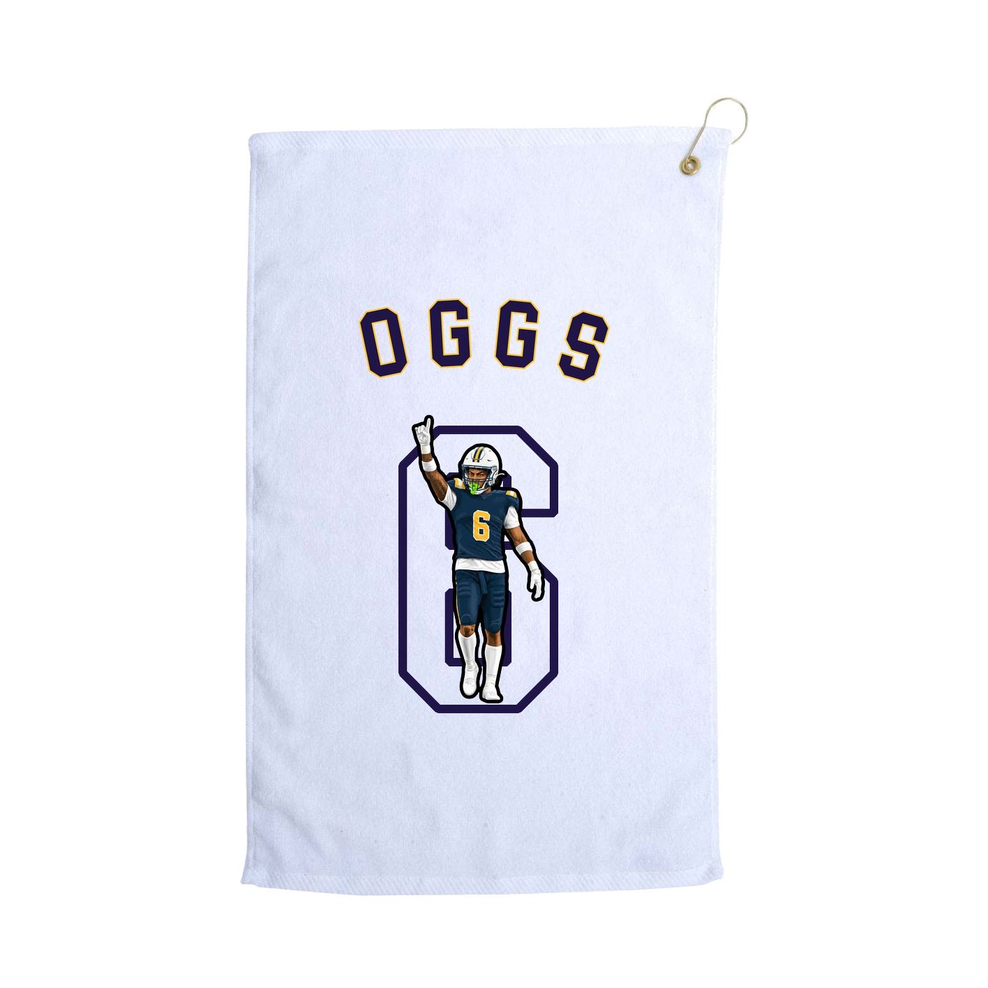 Golf Towel — Shirsey Arch in White