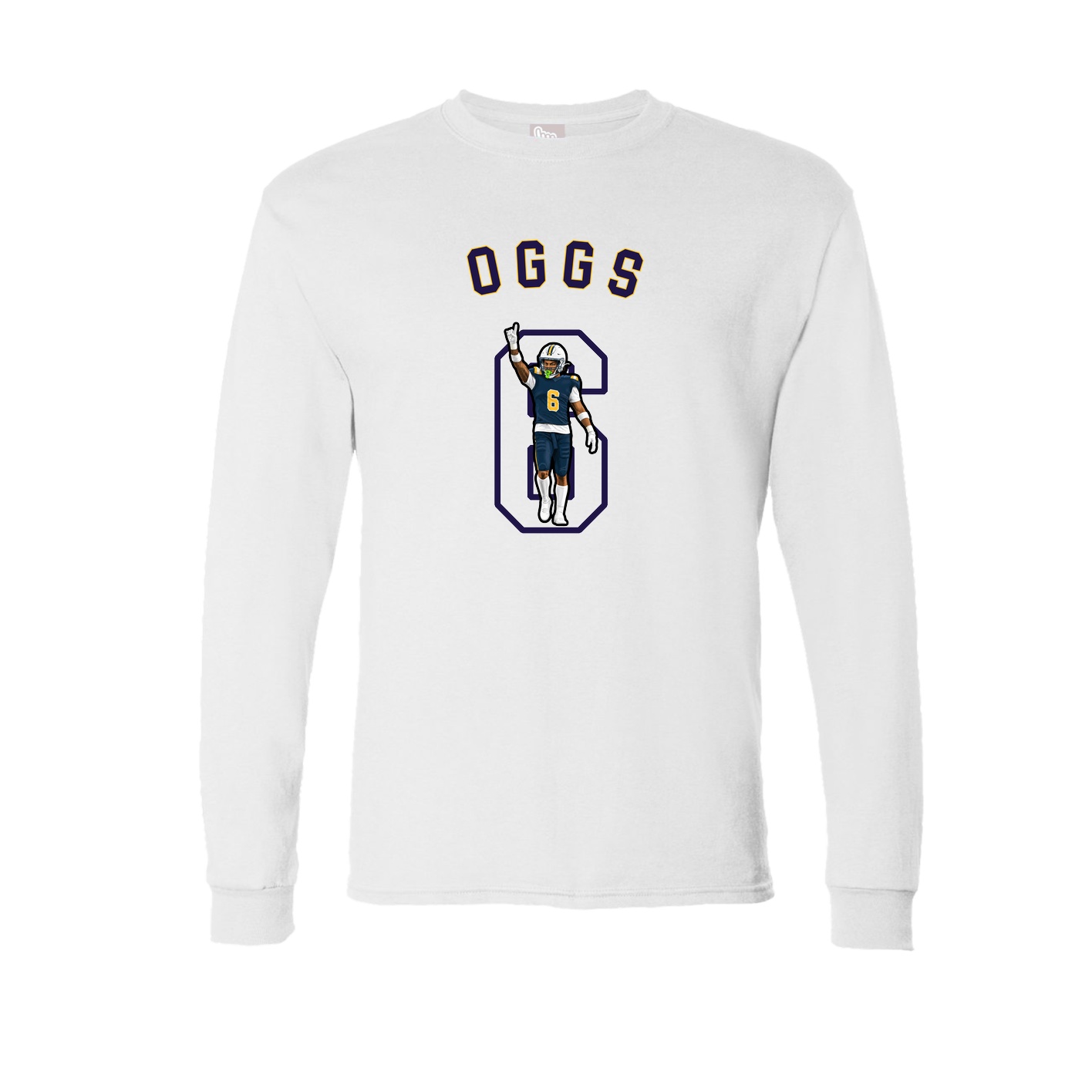 Long Sleeve Tee — Shirsey Arch in White