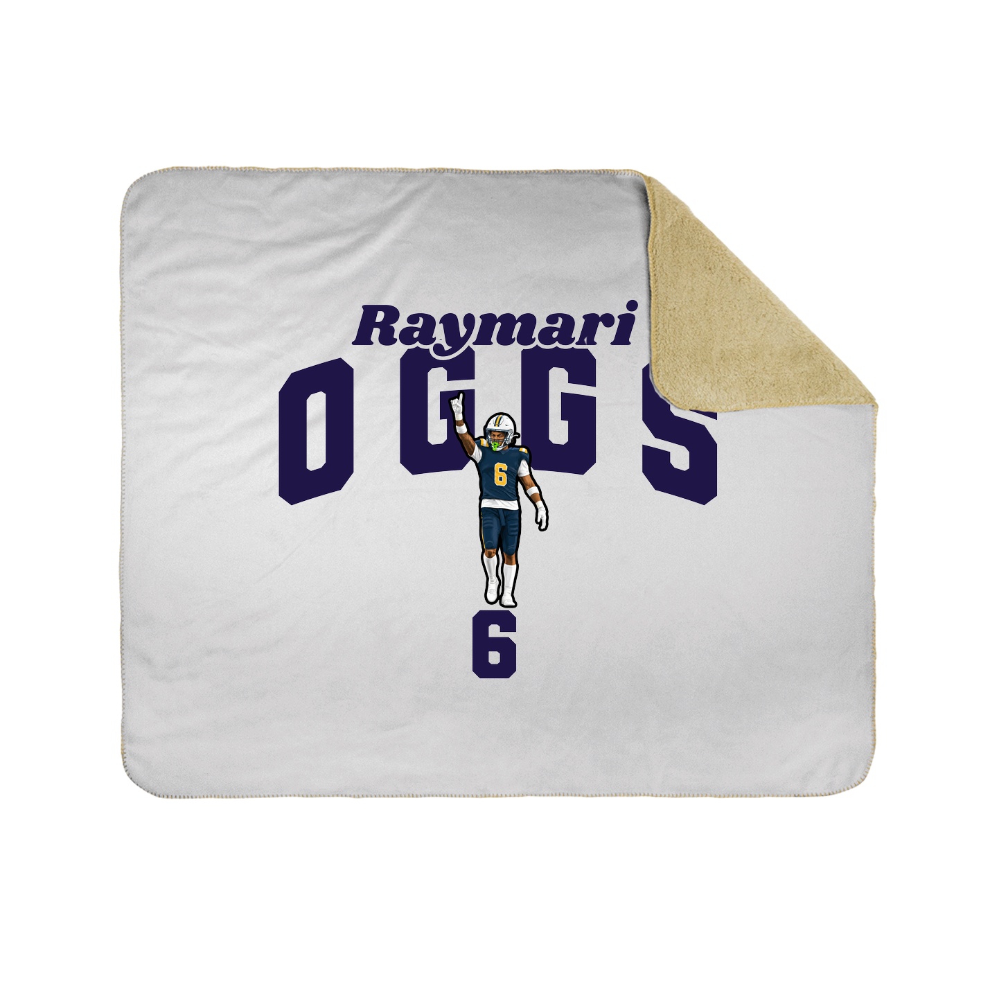 Throw Blanket — Signature Arch in White