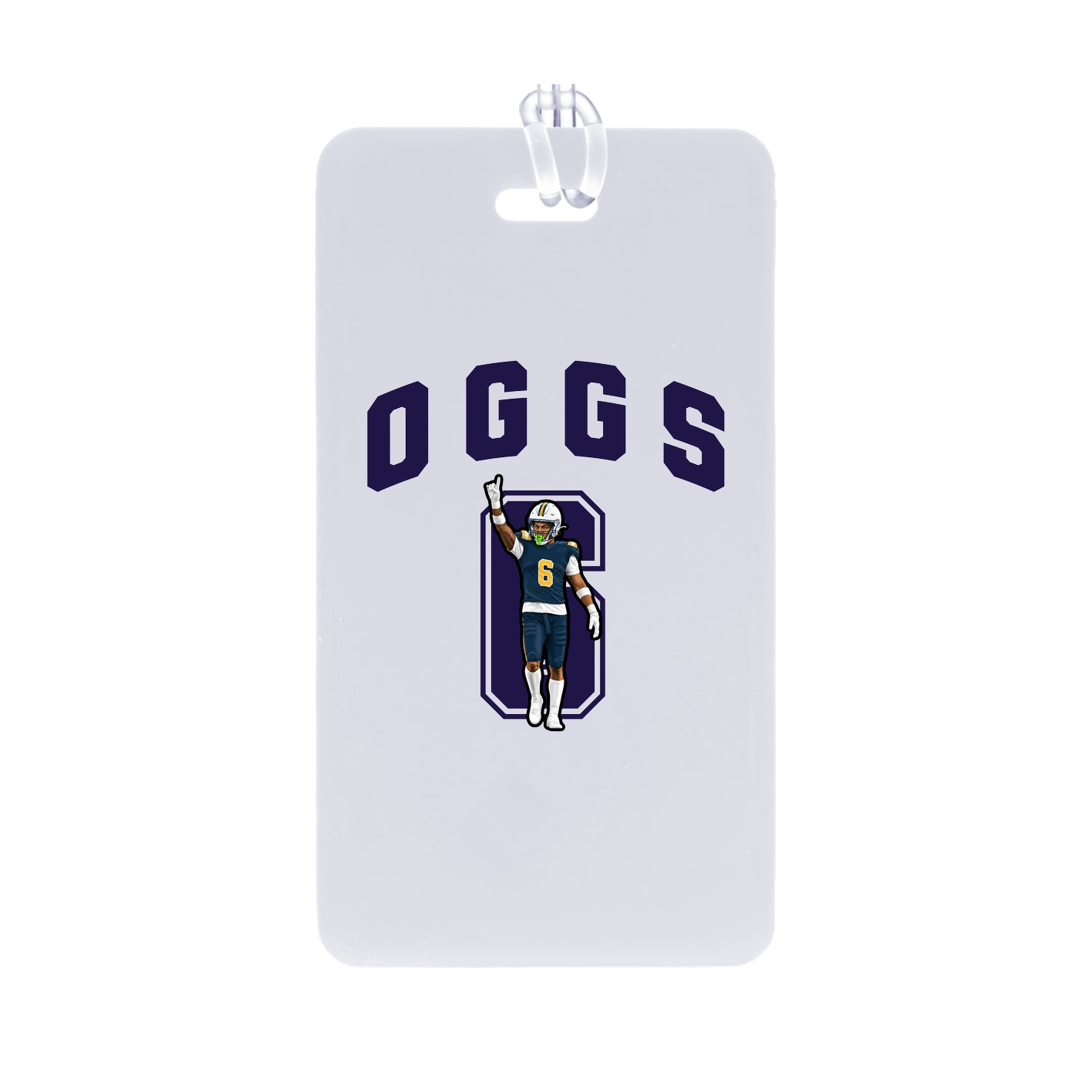 Bag Tag — Number in Classic