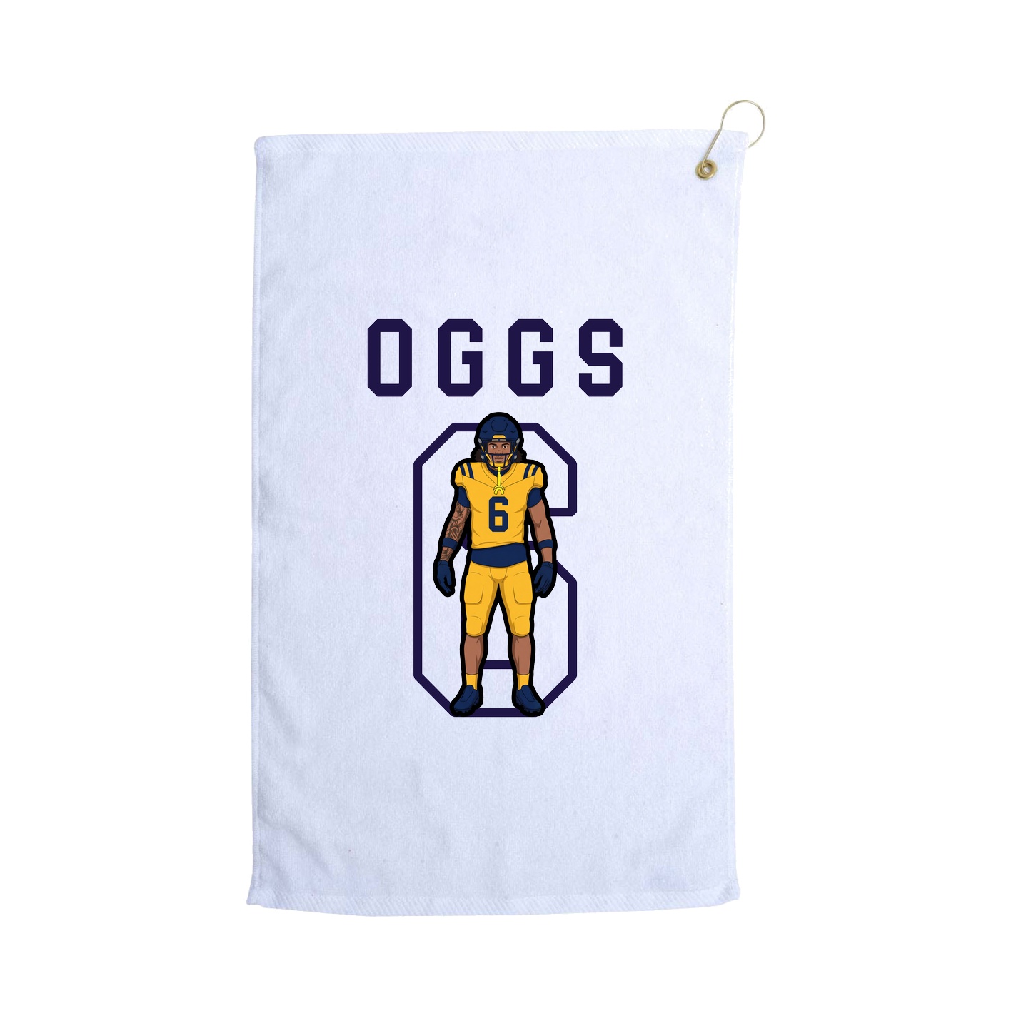 Golf Towel — Shirsey in White