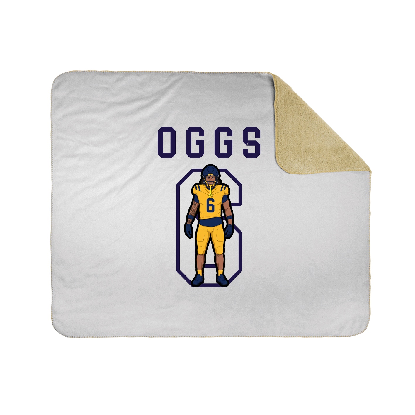 Throw Blanket — Shirsey in White