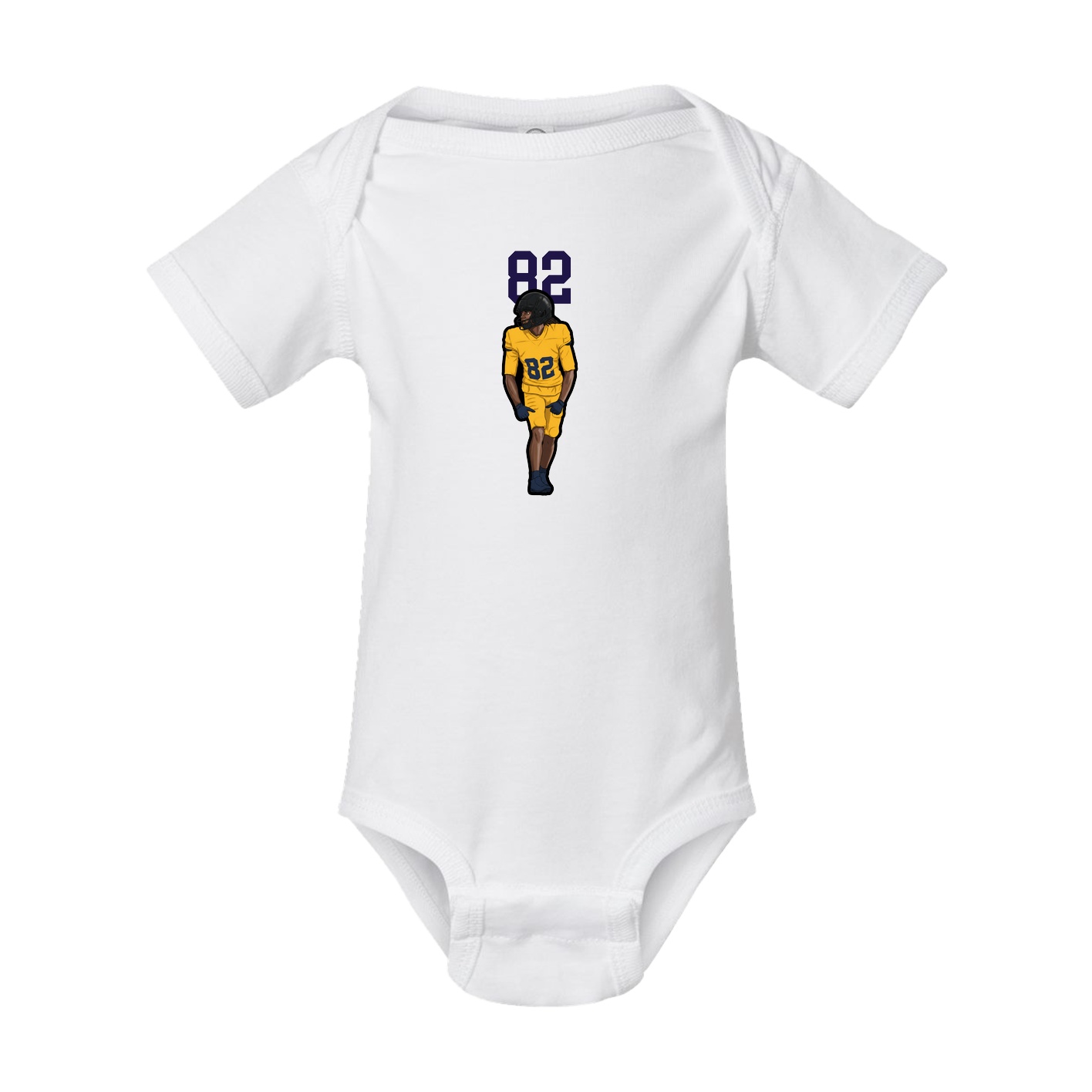 Baby Onesie — Number Top in White