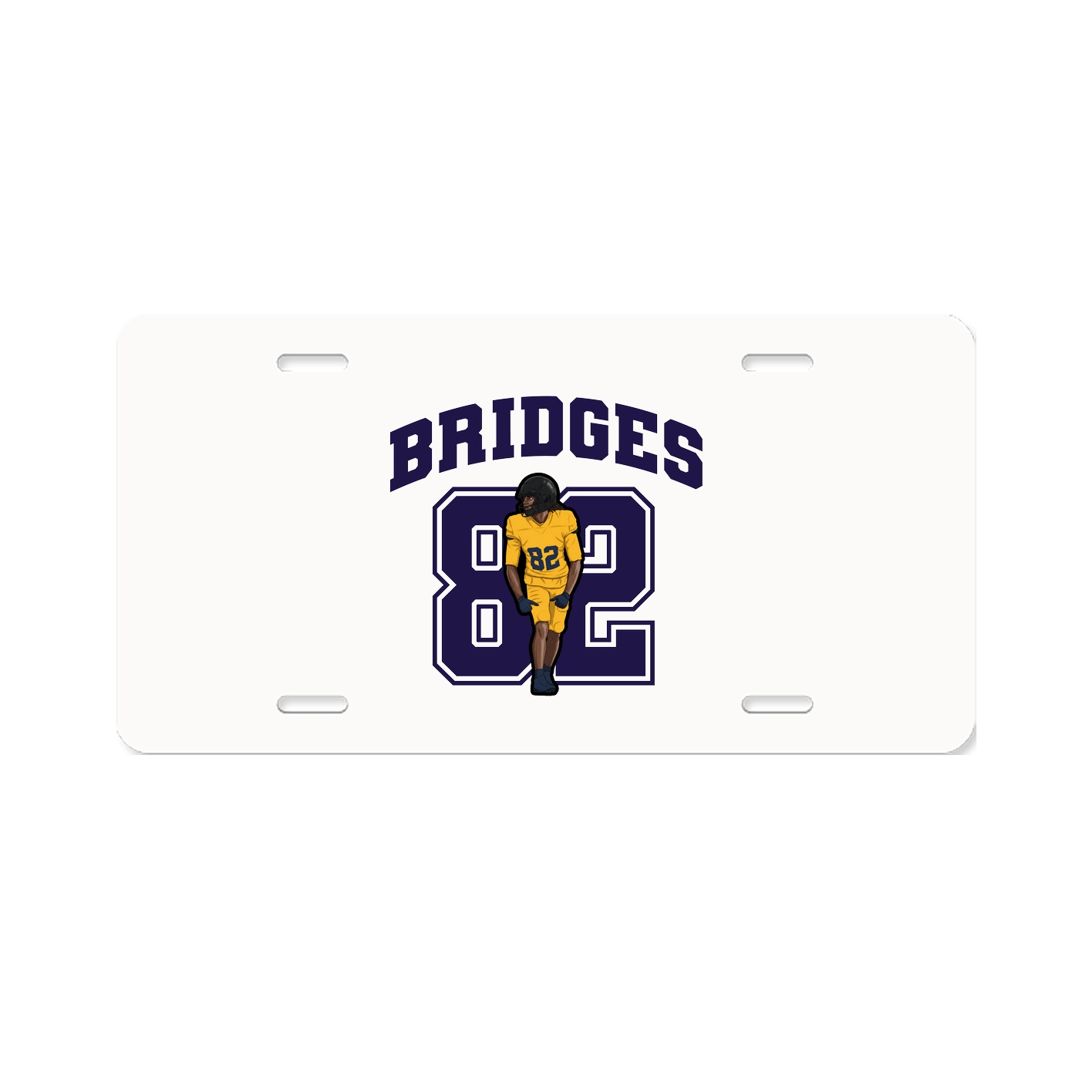License Plate — Number in Classic