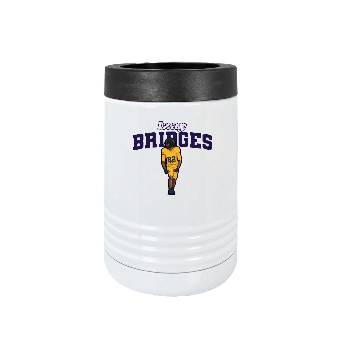 Beverage Holder — Name Arch in White