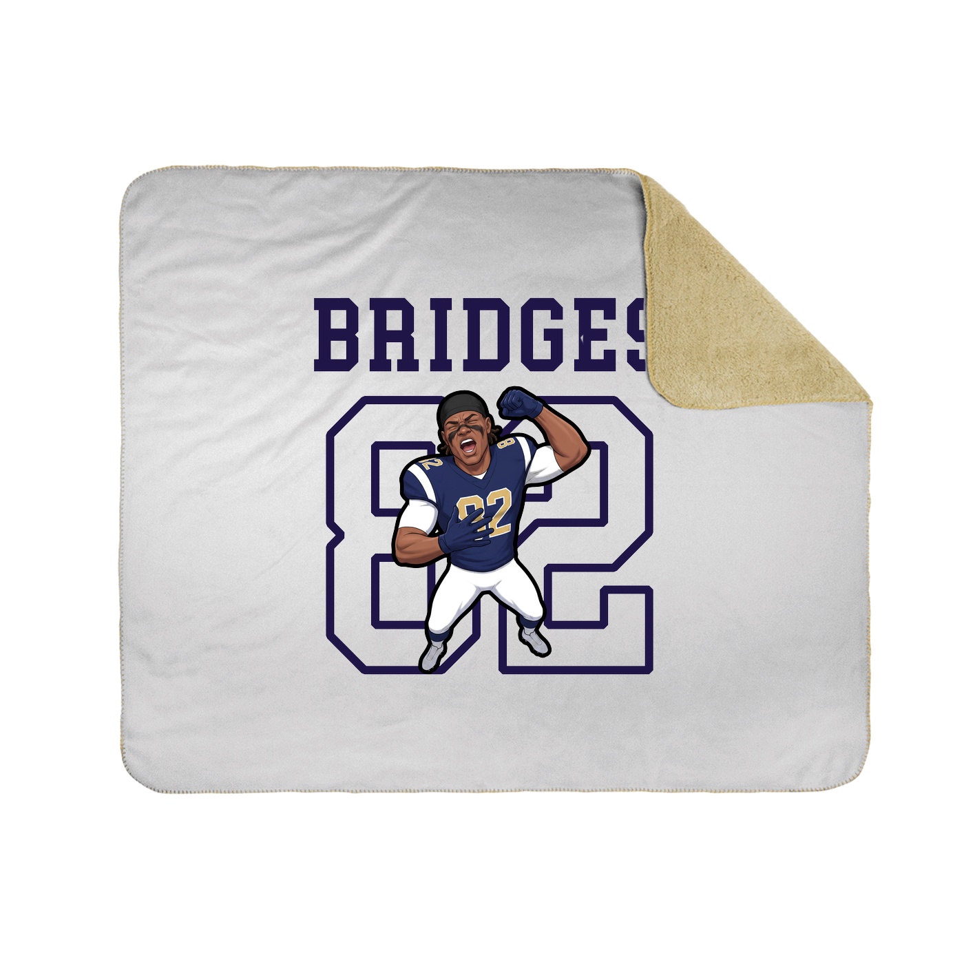 Throw Blanket — Shirsey in White
