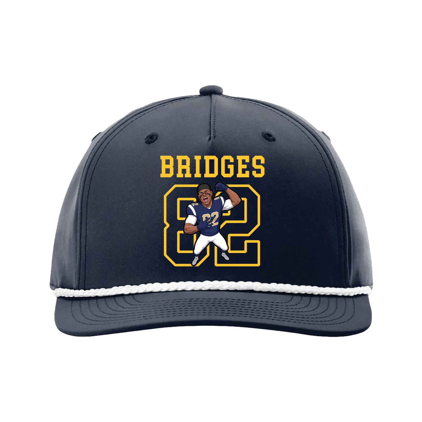 Five-Panel Classic Rope Cap — Shirsey in Navy