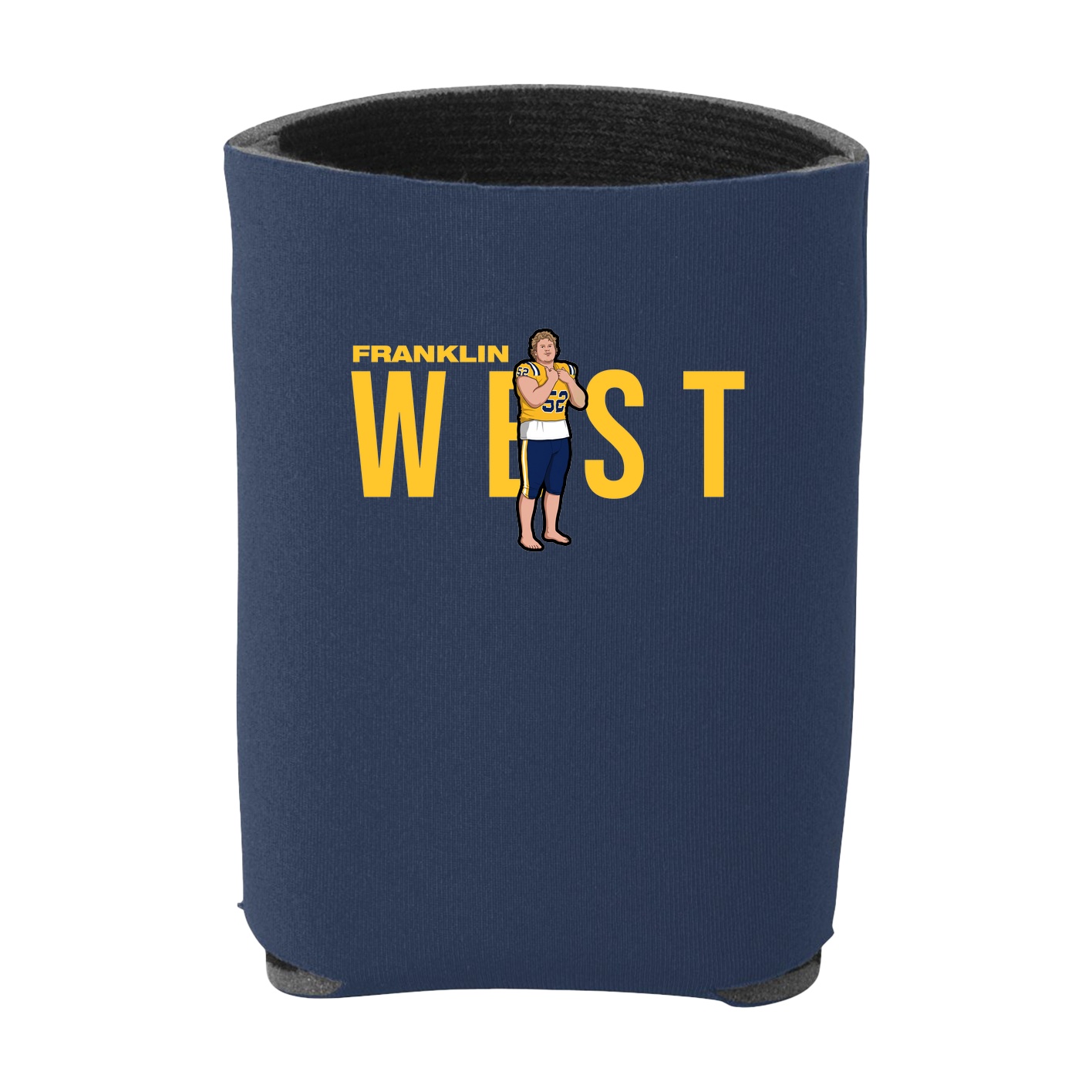 Can Holder — Player Name in Navy