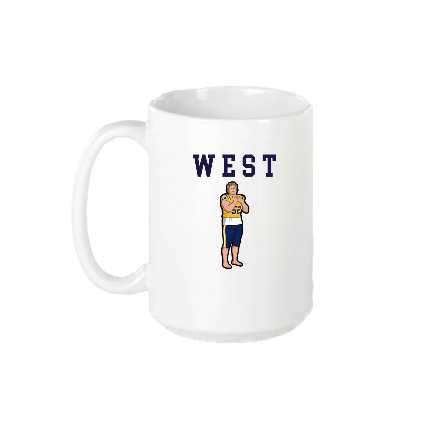 15oz Coffee Mug — Shirsey in White