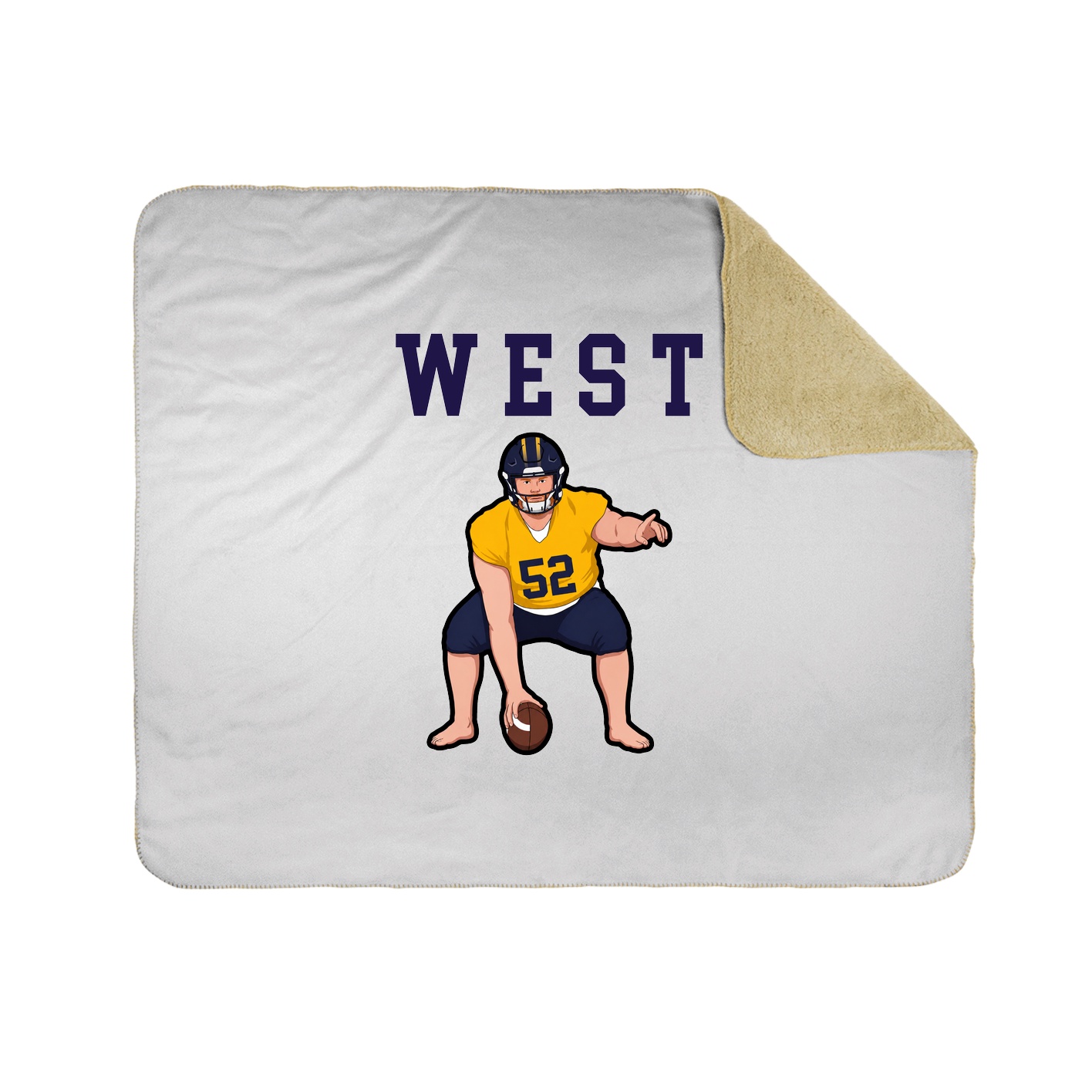 Throw Blanket — Shirsey in White