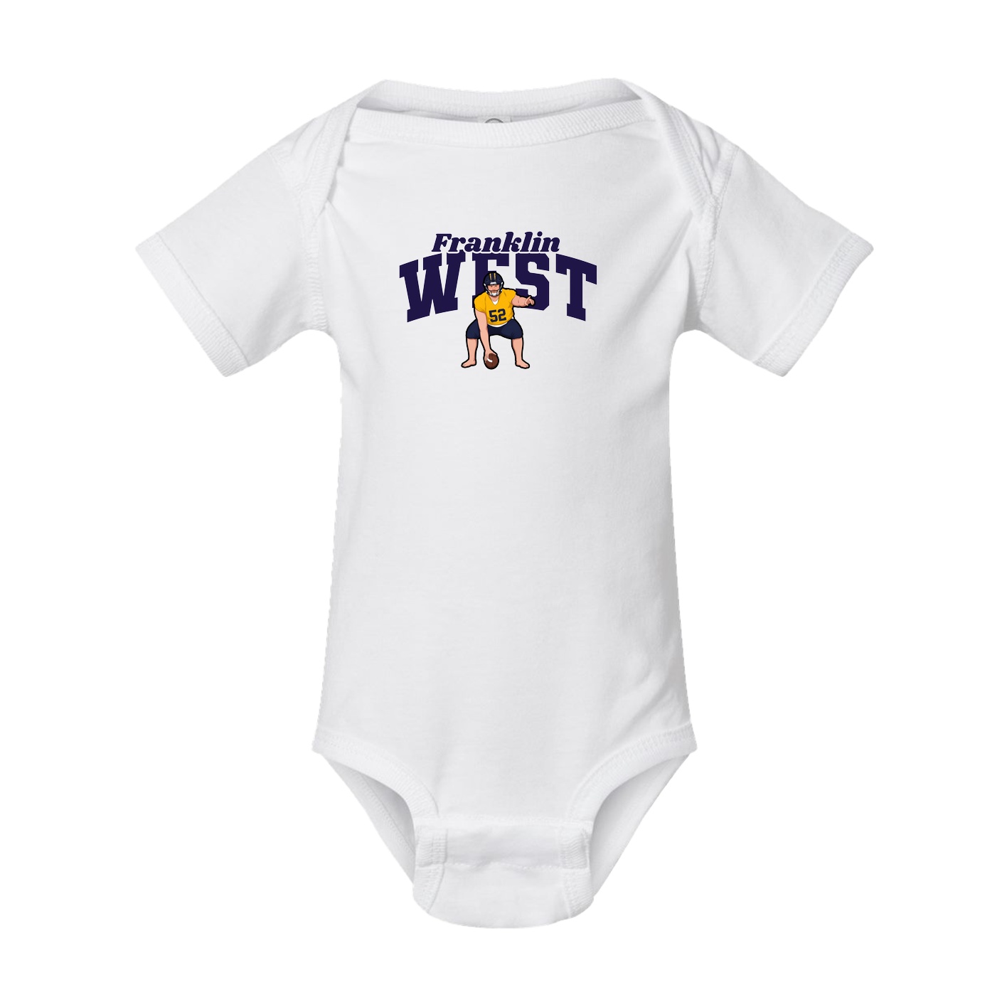 Baby Onesie — Signature Arch in White