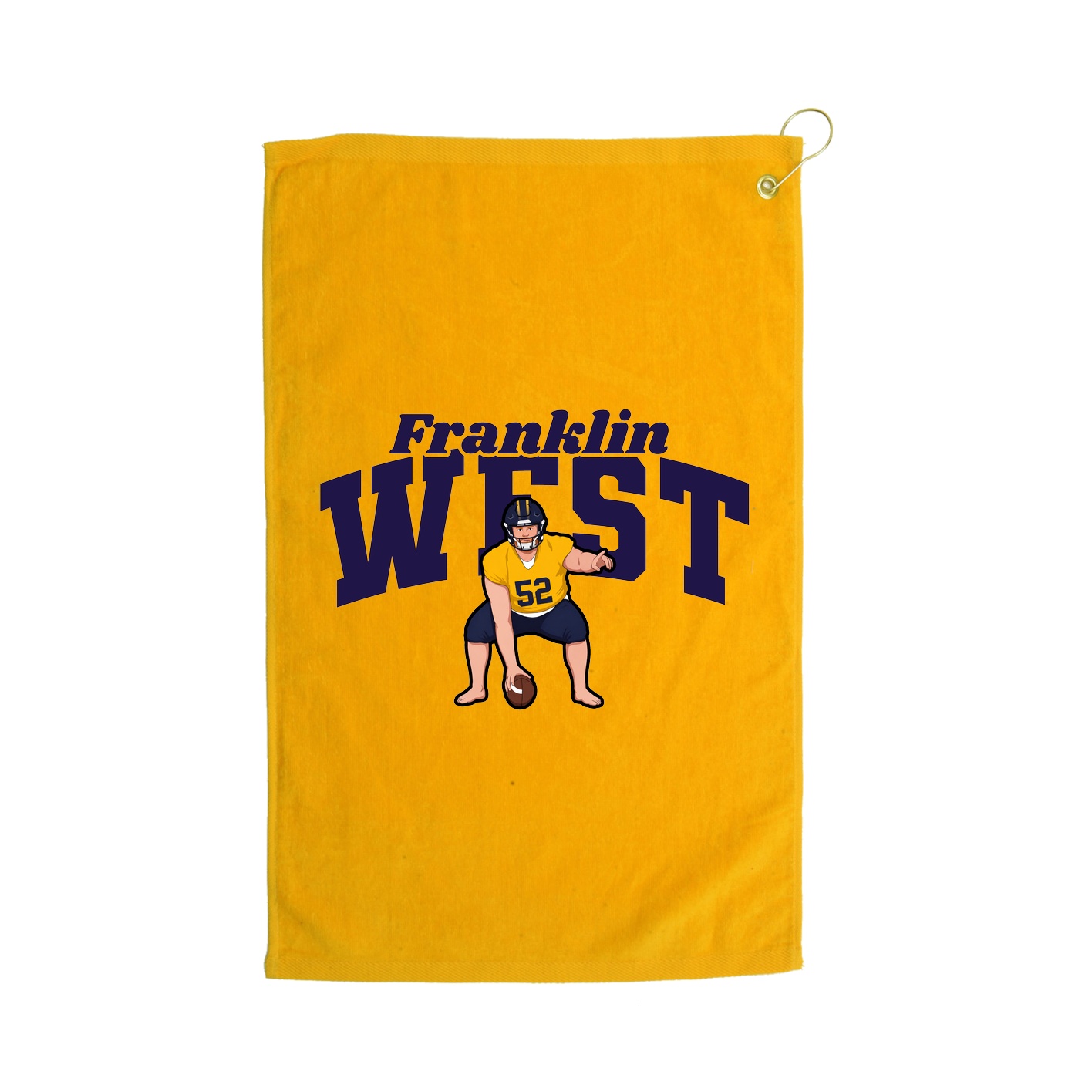 Golf Towel — Signature Arch in Gold