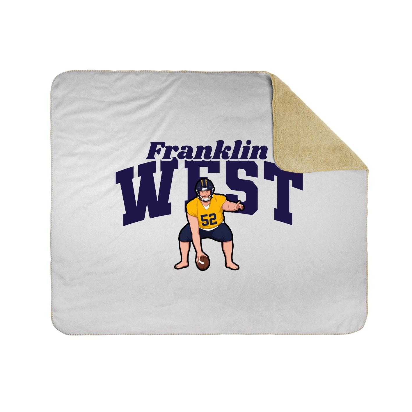 Throw Blanket — Signature Arch in White